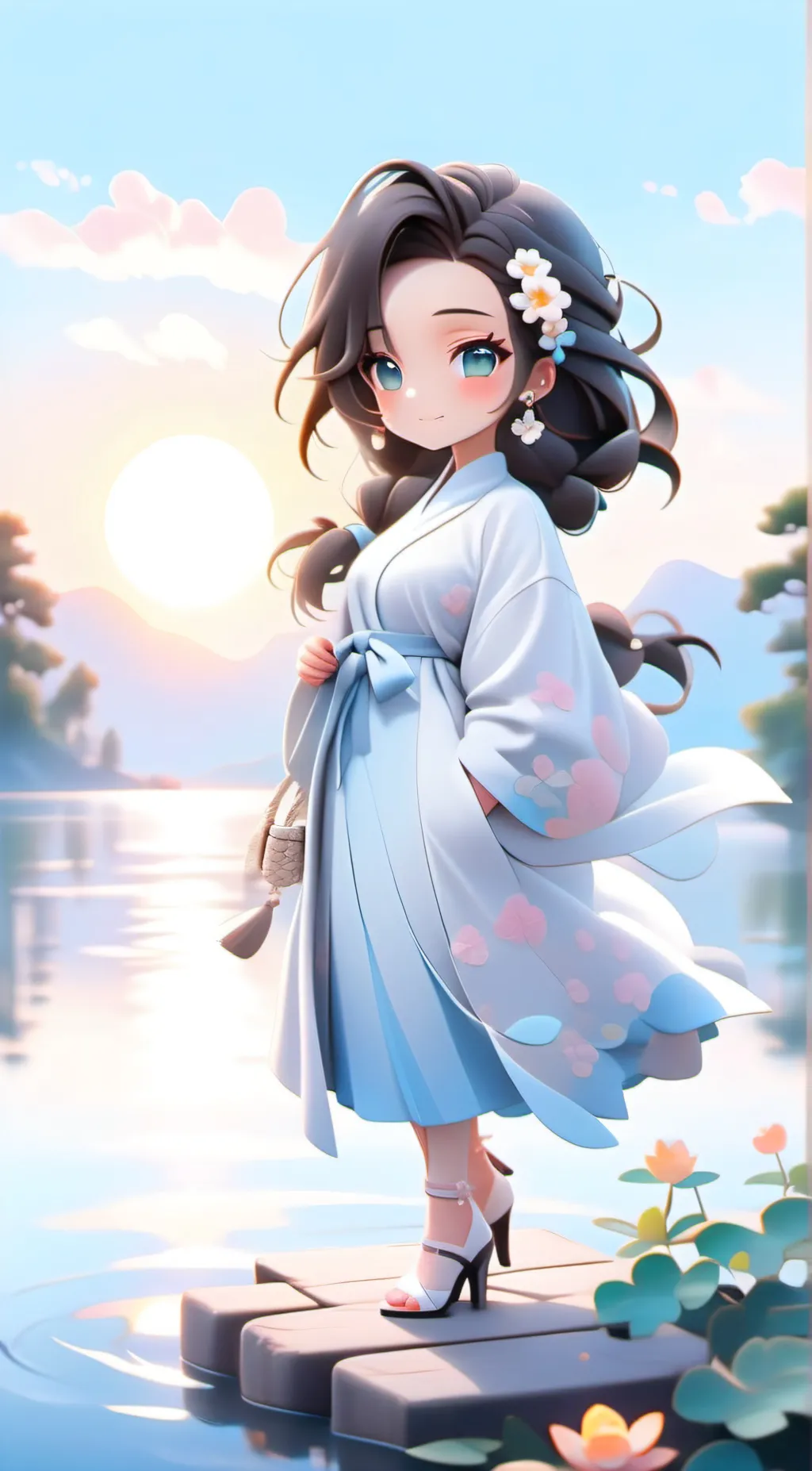 ai character: Aria background