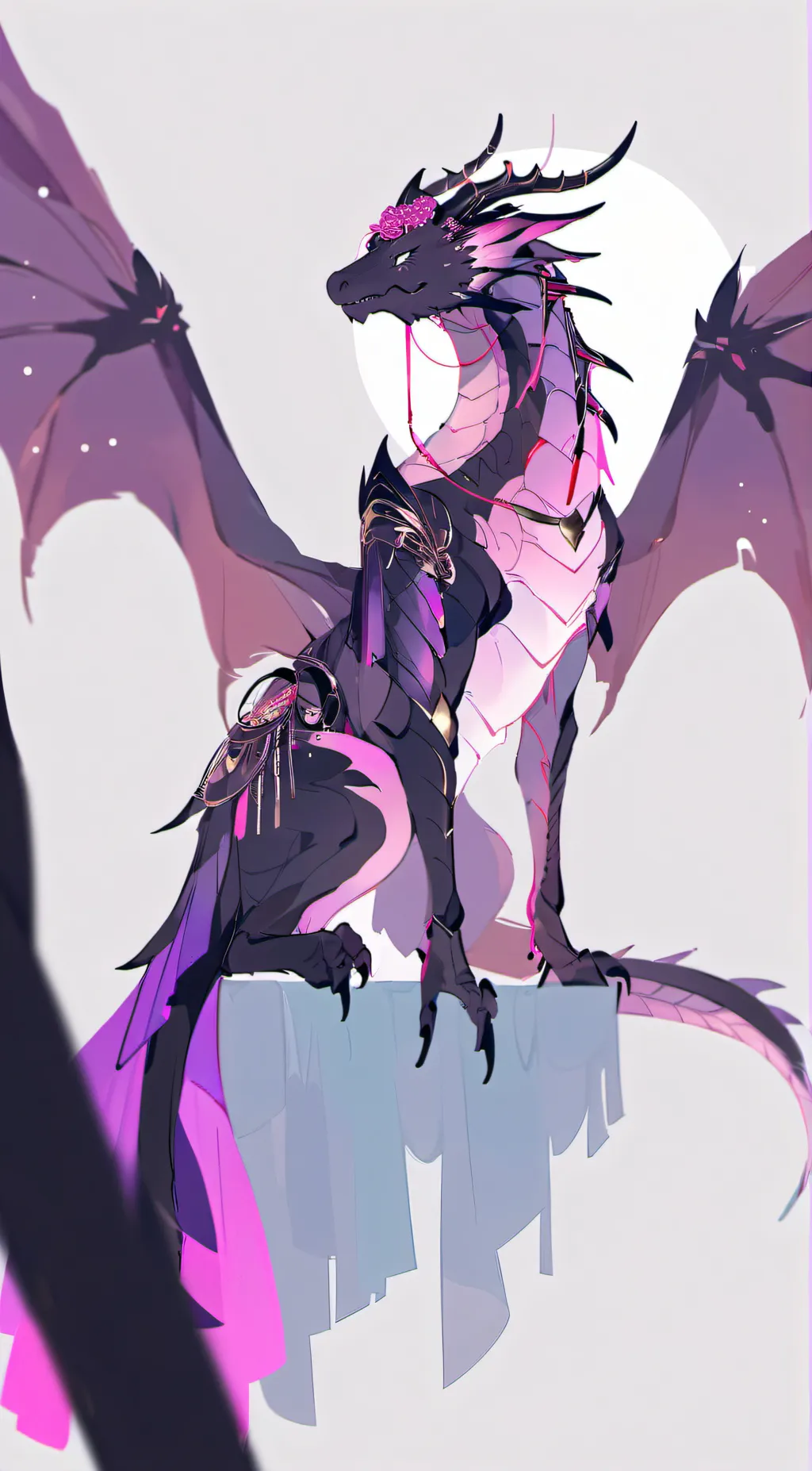 ai character: Wings of fire  background