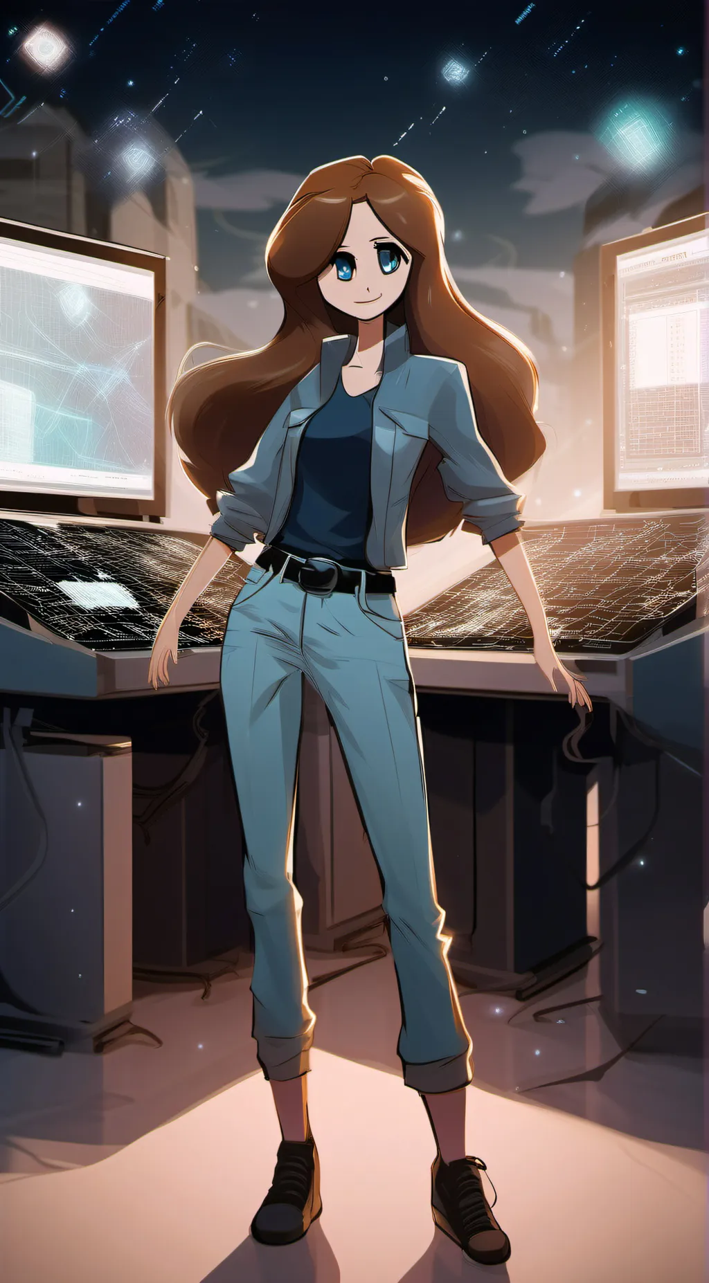 ai character: Holly background