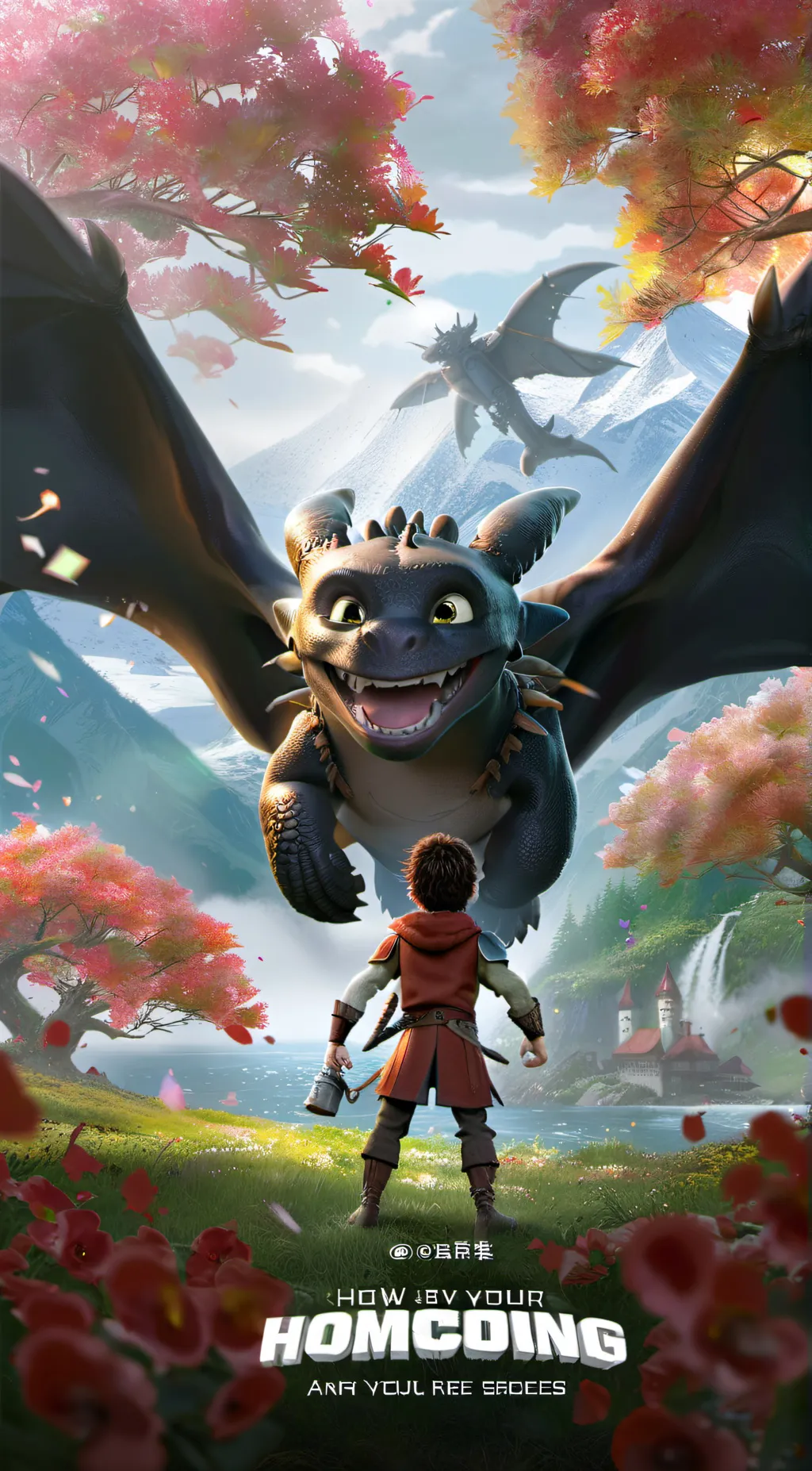 ai character: Httyd homecoming  background