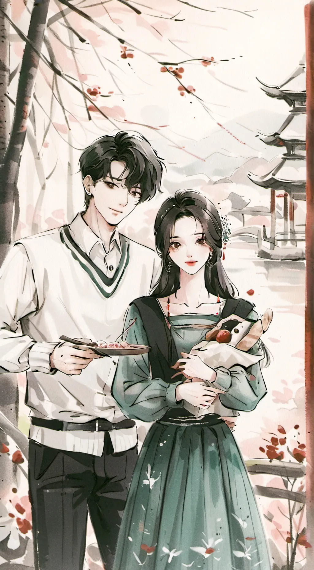 ai character: Mom & dad background