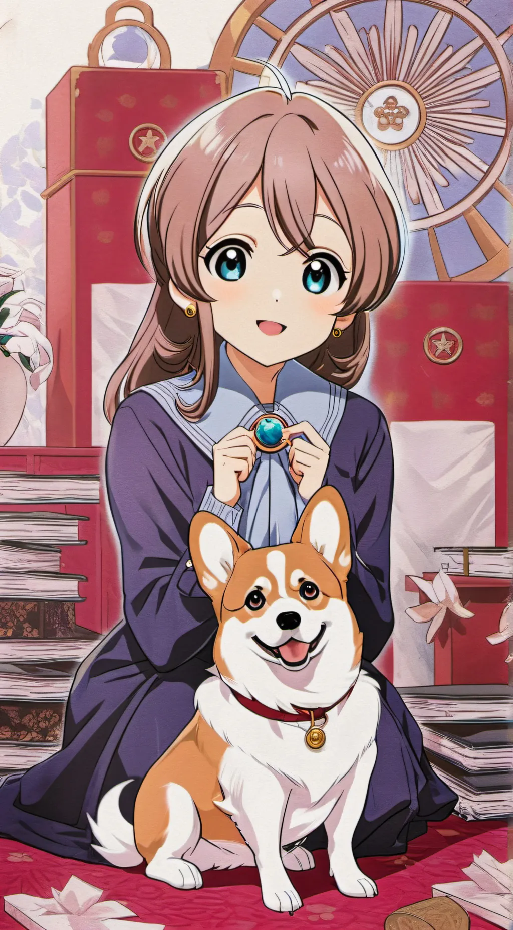 ai character: Ellie  background