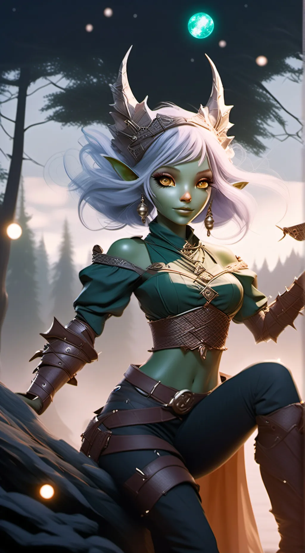 ai character: Melon background