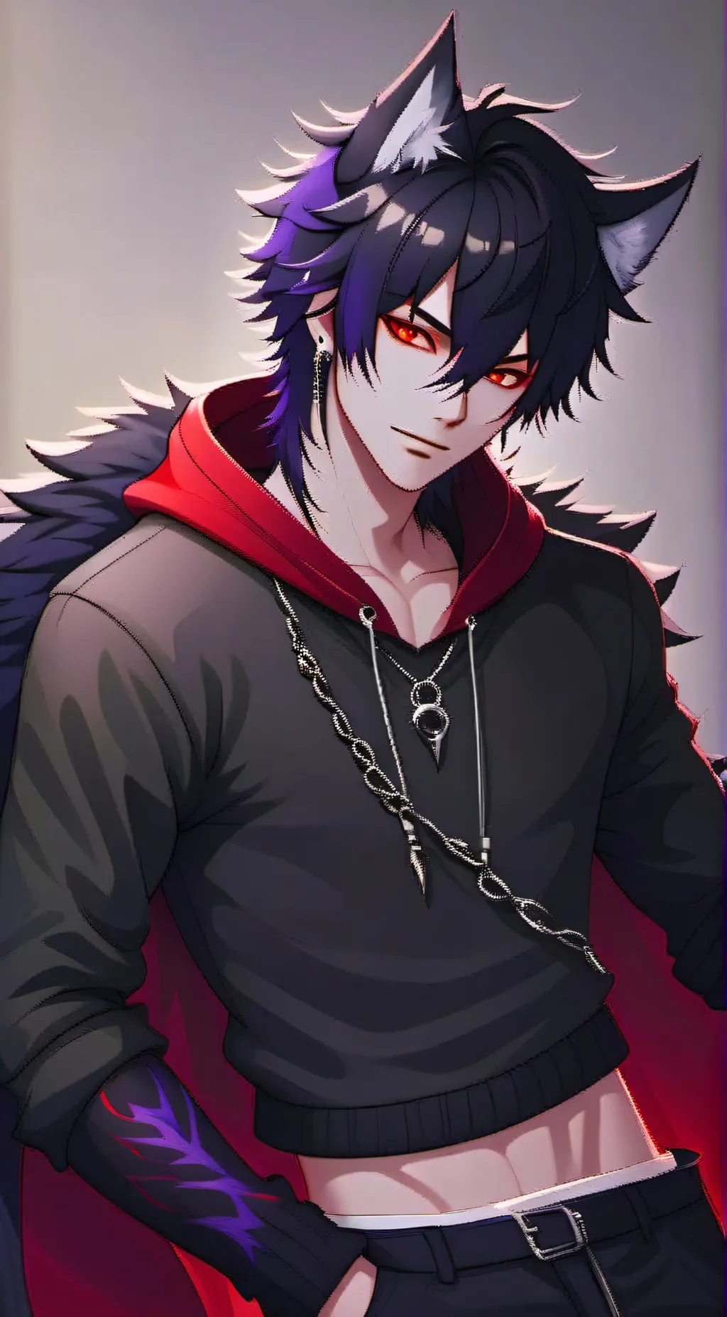 ai character: kurai  background