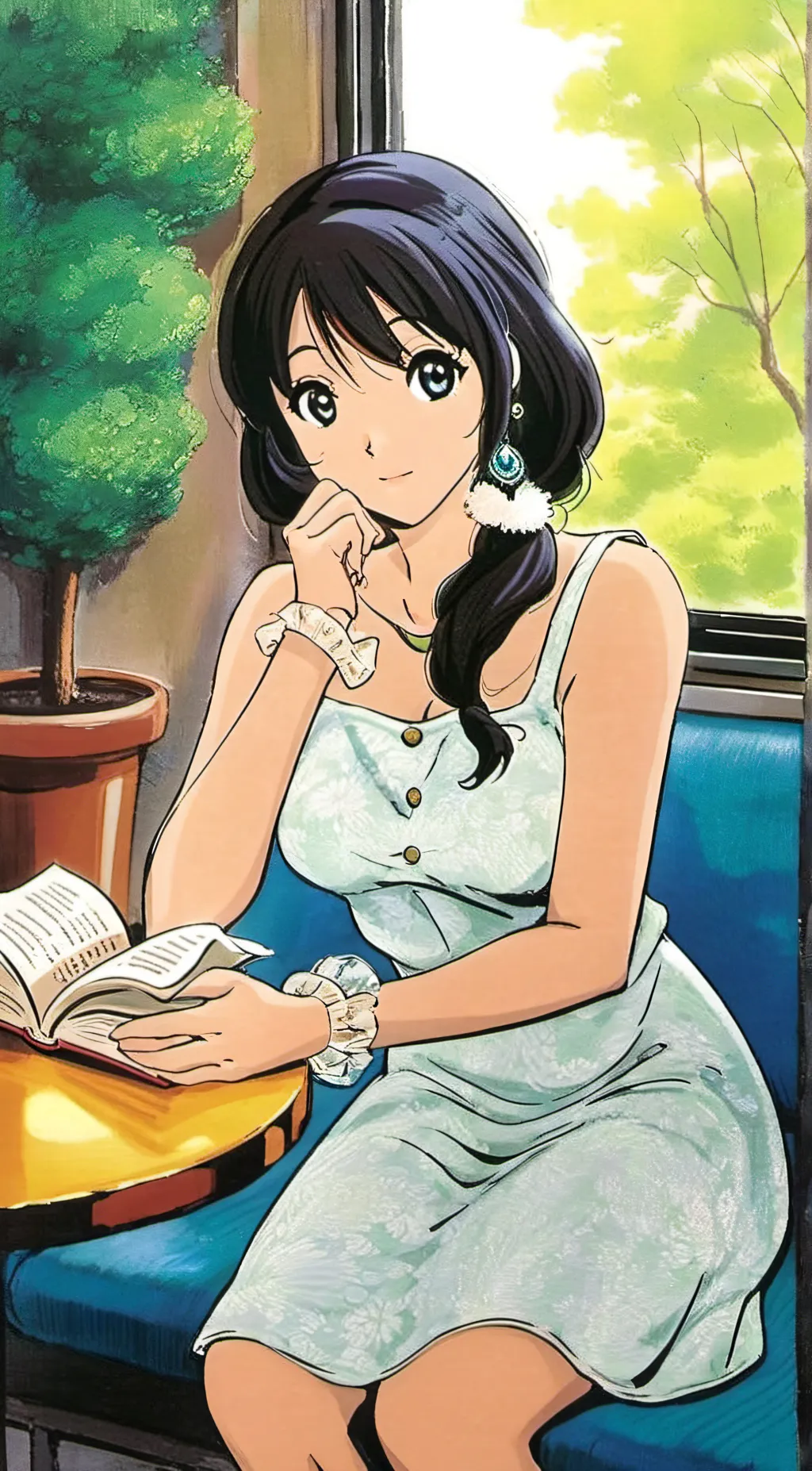 ai character: Sophia background