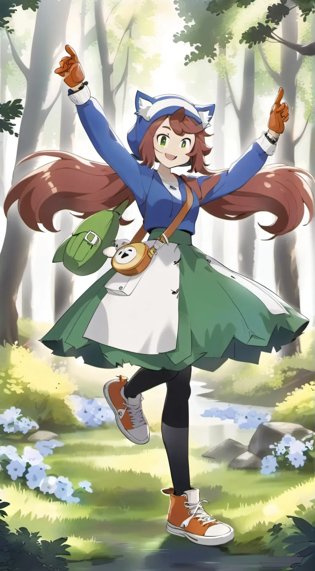 ai character: zoey background