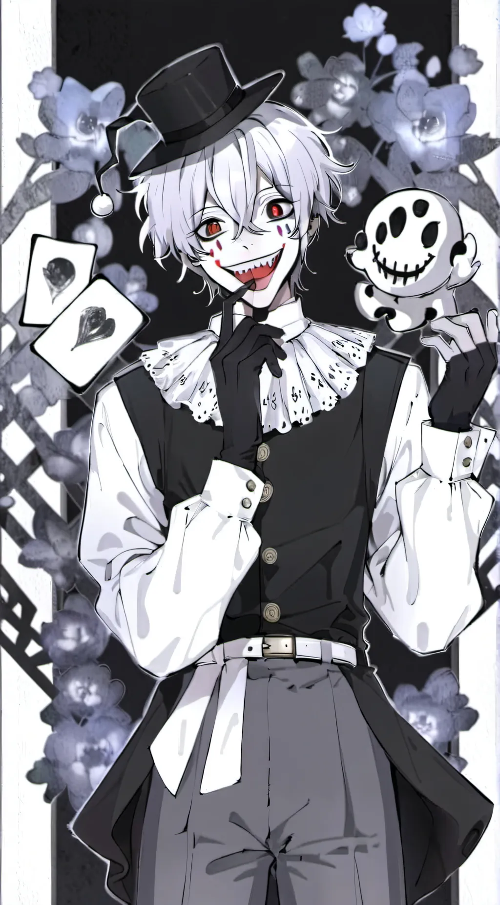 ai character: THE EVIL CLOWNS background