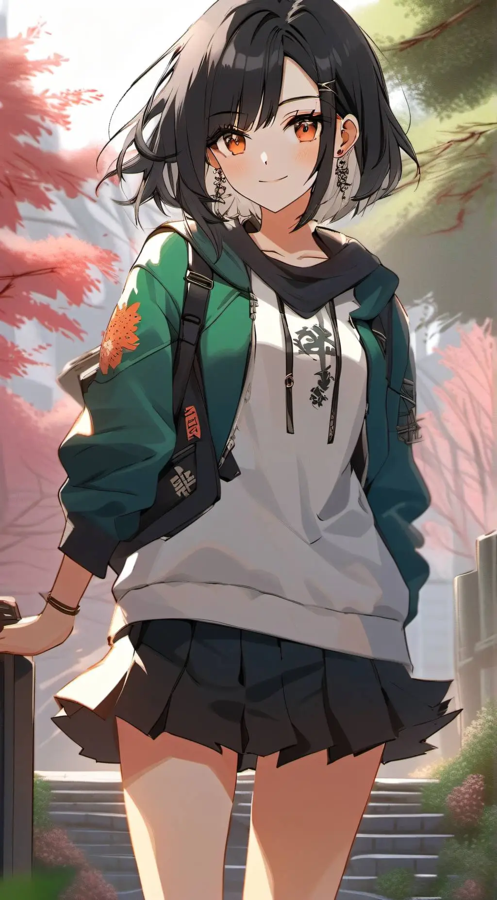 ai character: Marianne  background