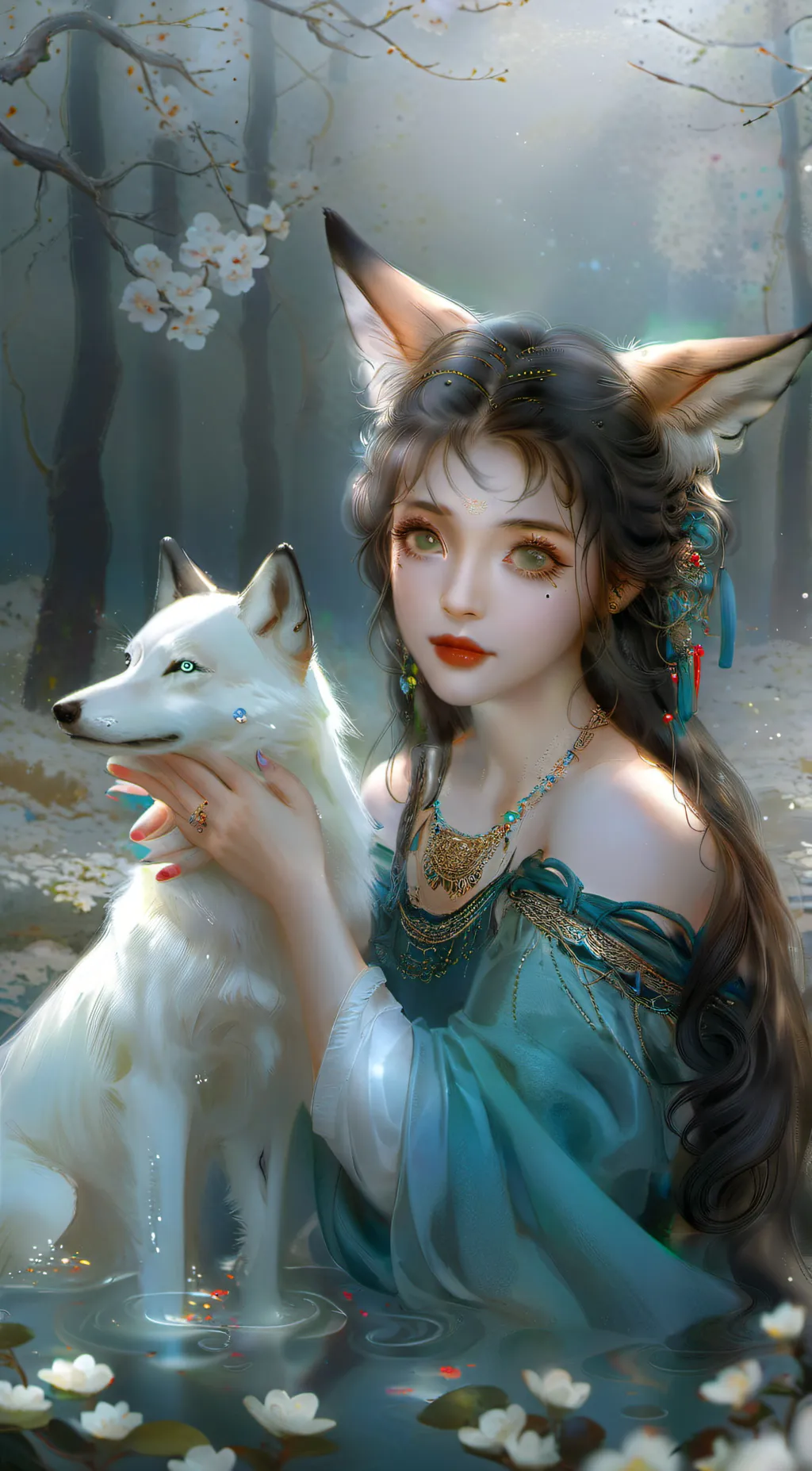 ai character: Luna the Therian background