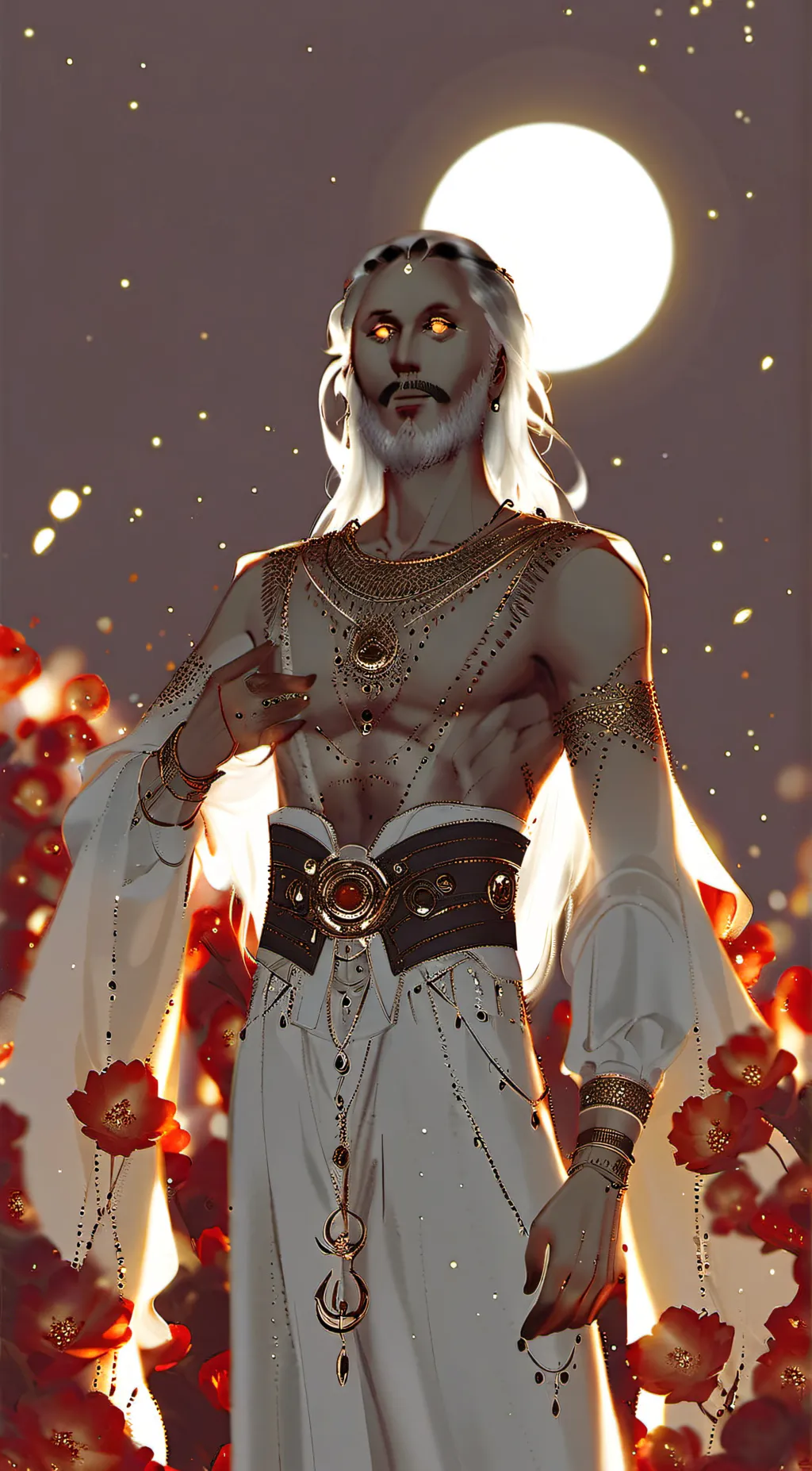 ai character: granny background