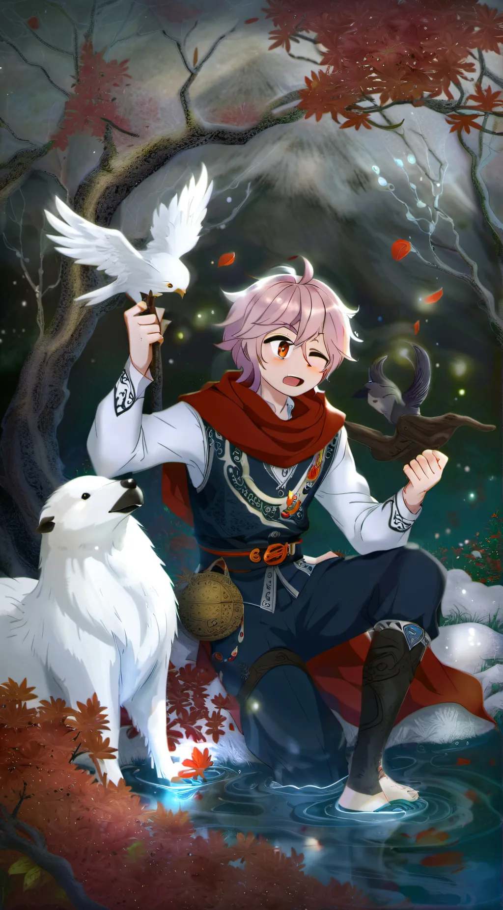 ai character: deku  background