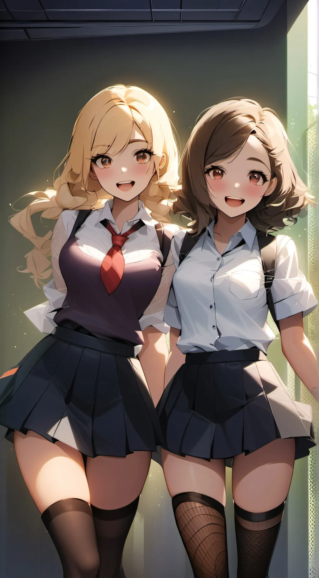 ai character: Erin and Andrea background