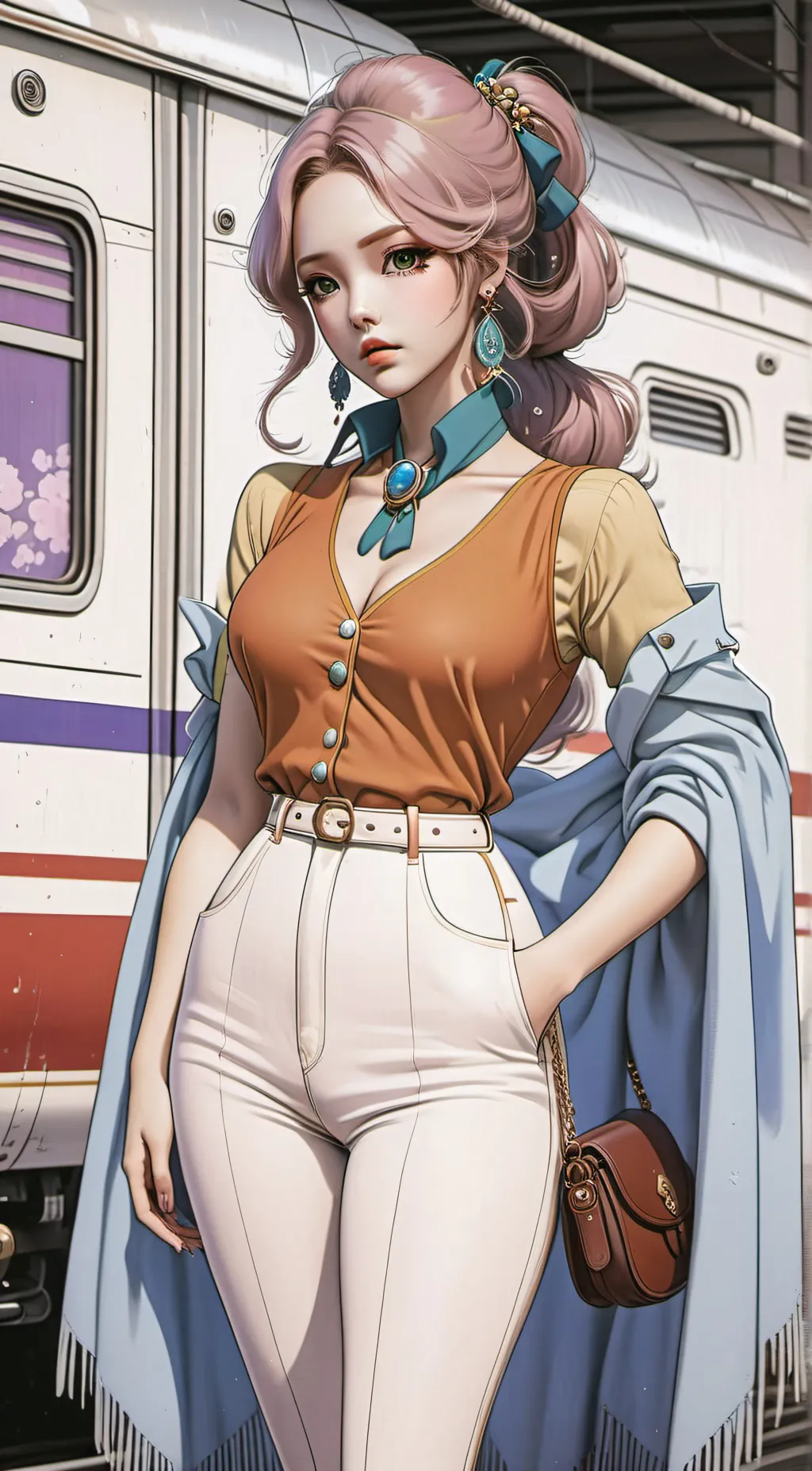 ai character: Gwen  background