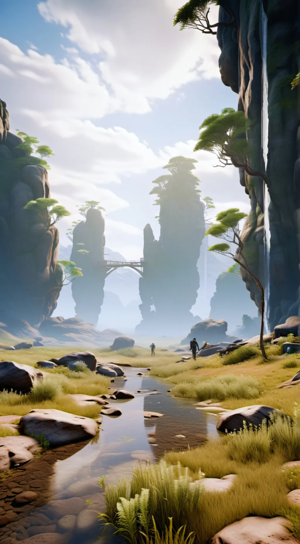 ai character: RPG realm background