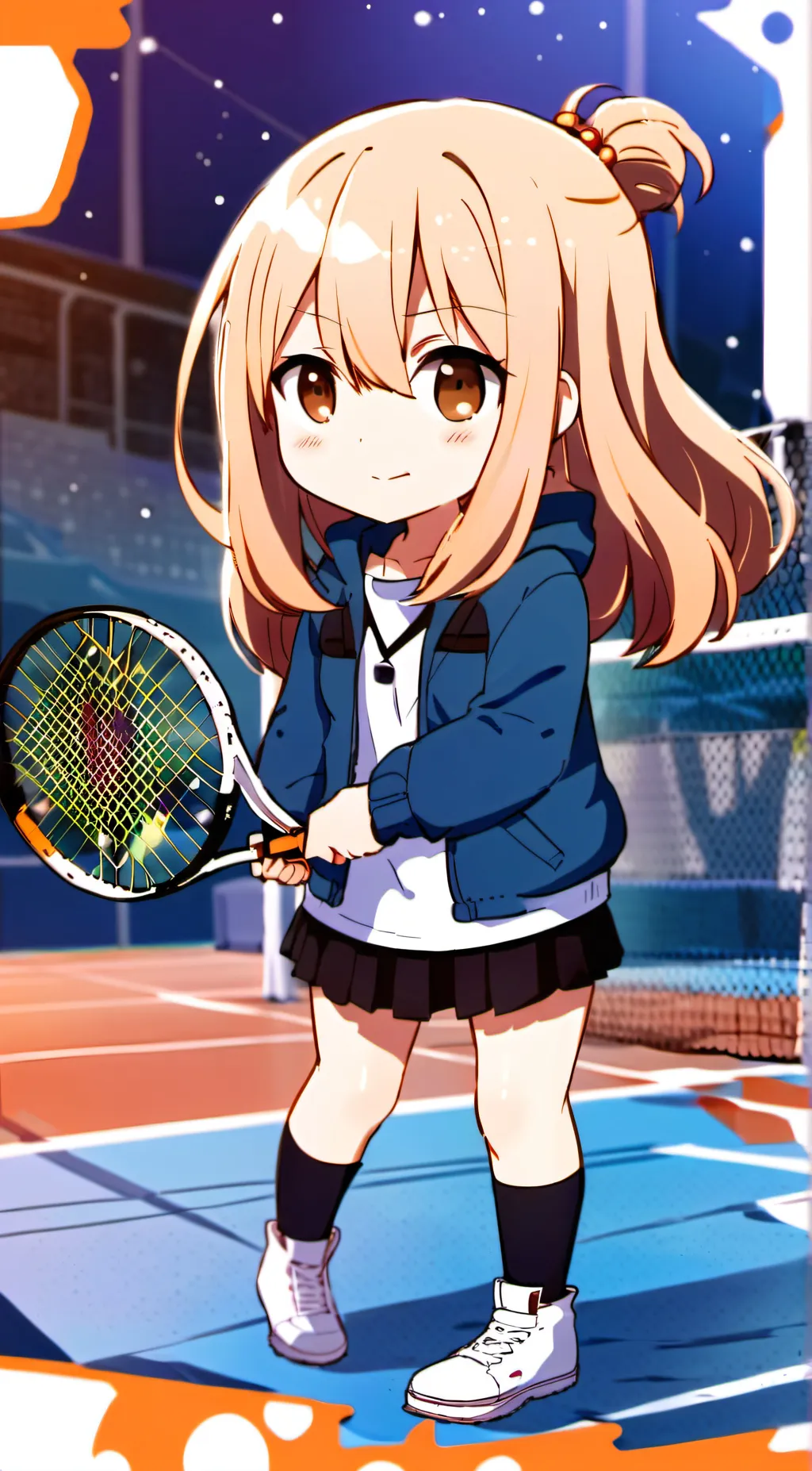 ai character: Chibi Umaru  background