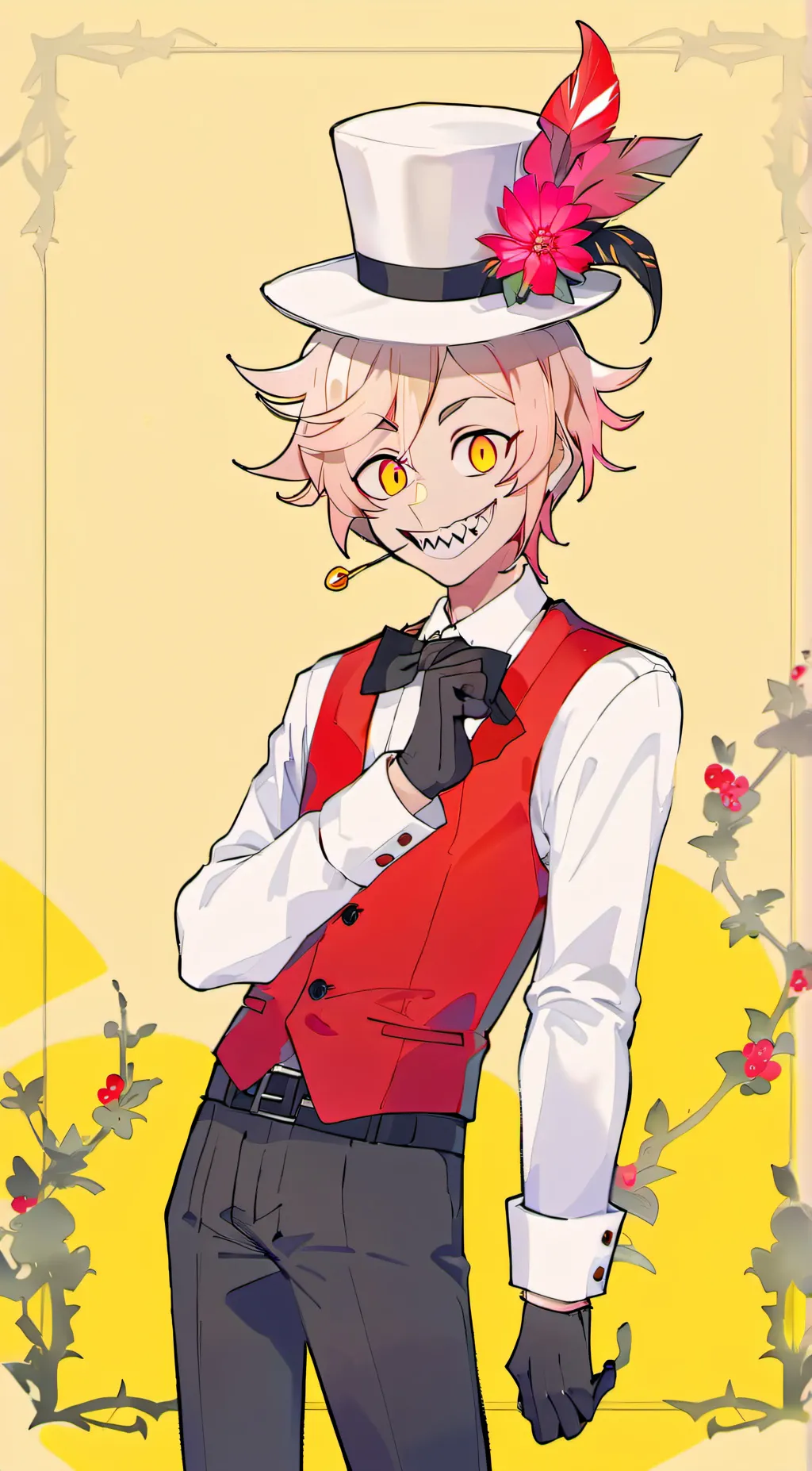 ai character: Lucifer  background