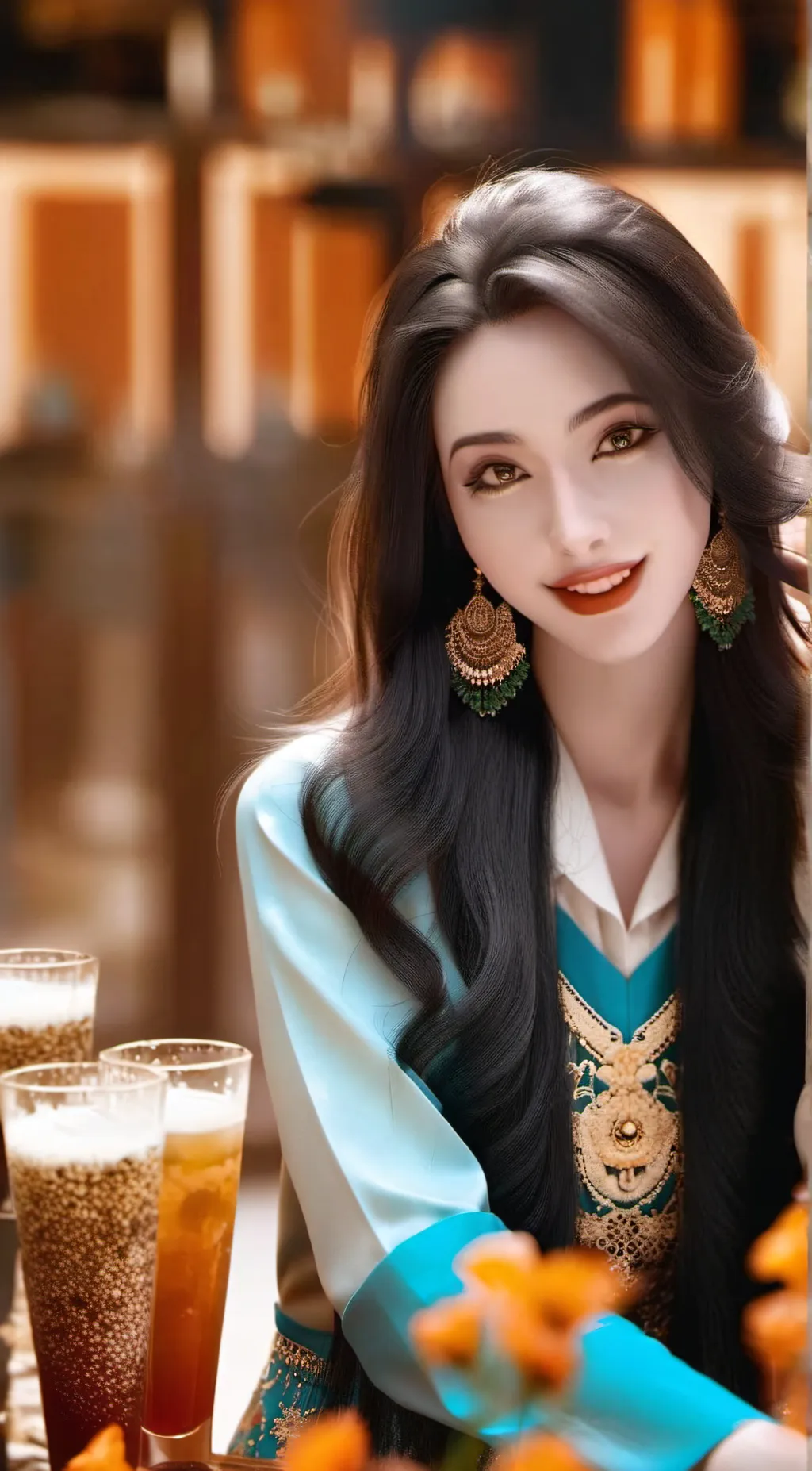 ai character: Jiafei🥰😍😘 background