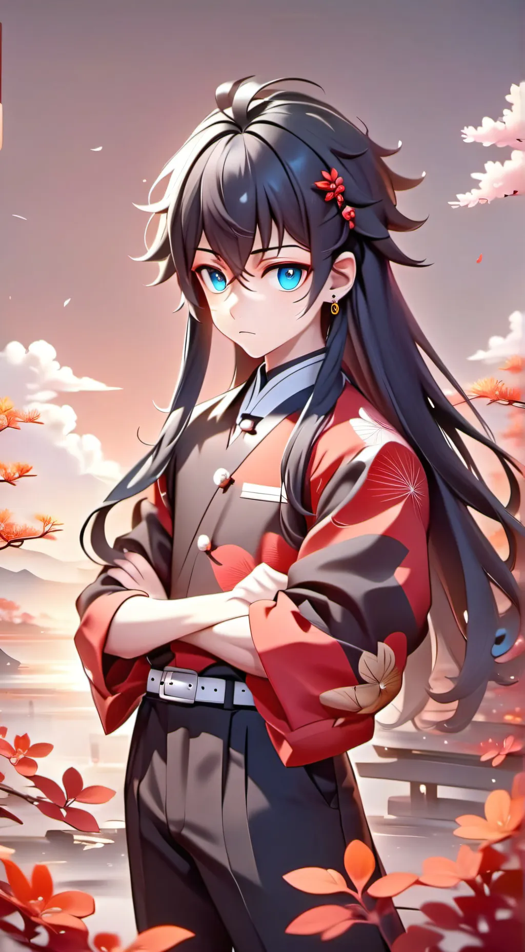 ai character: Muichiro +Kamaboko background