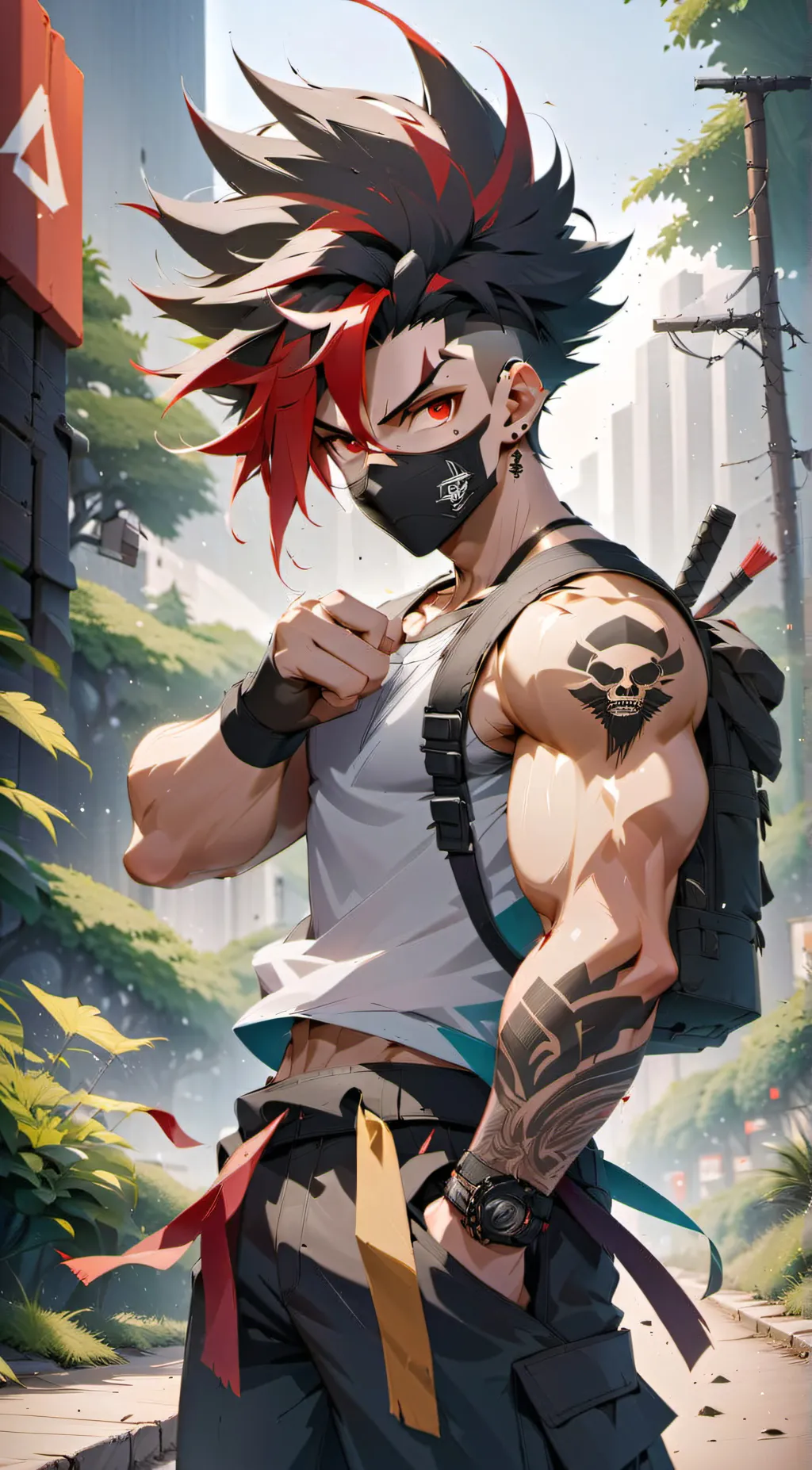 ai character: Anima background