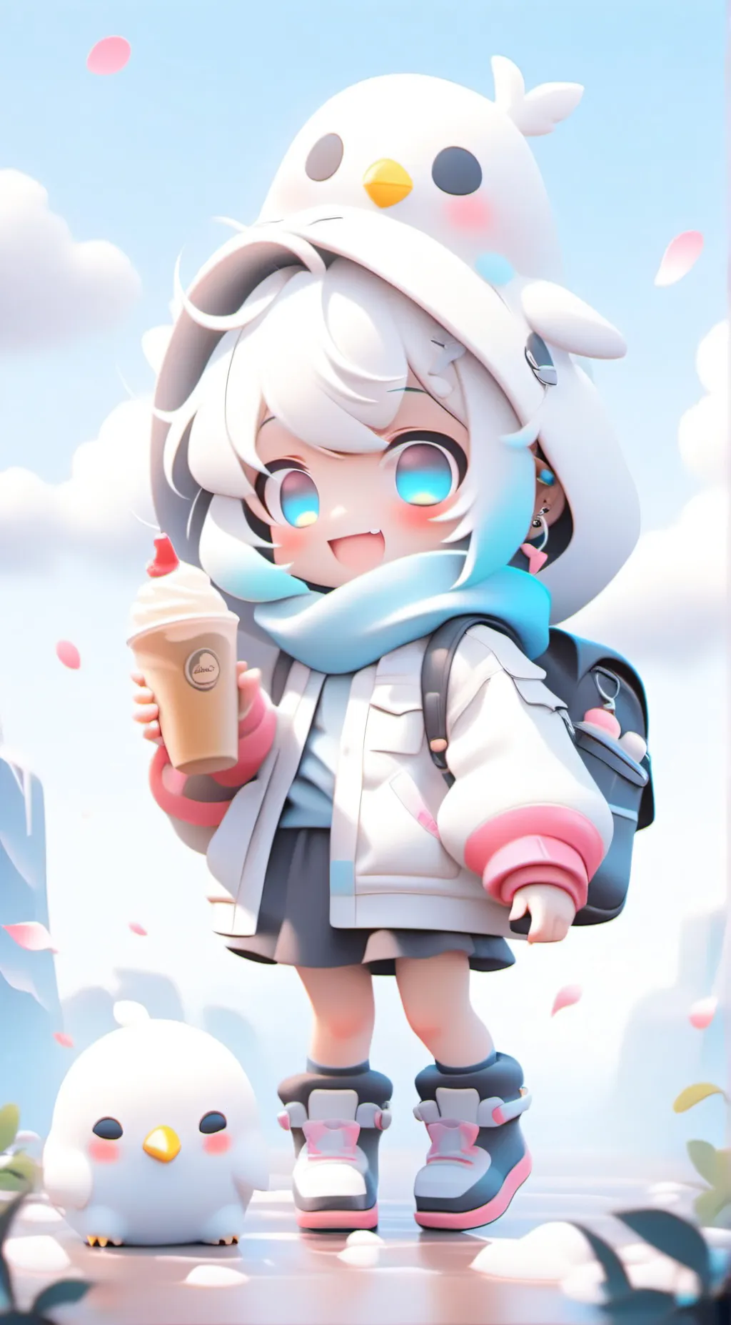ai character: 🐧 background