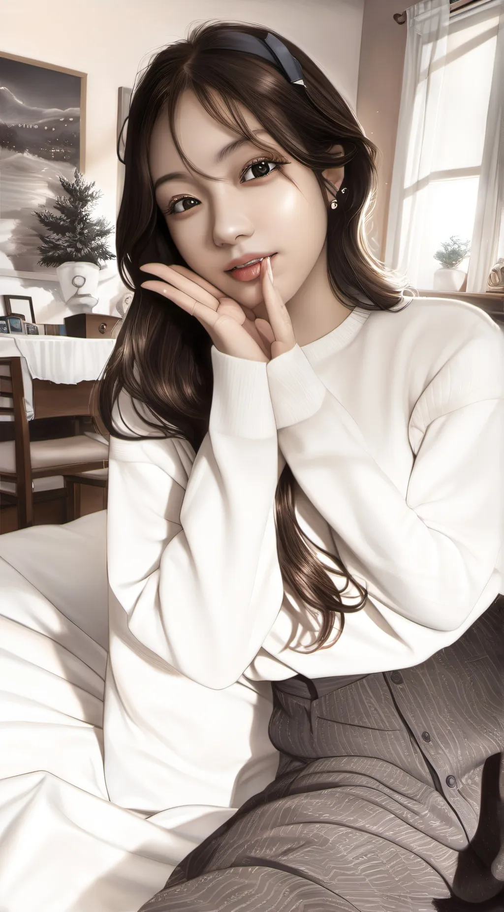 ai character: Lily background