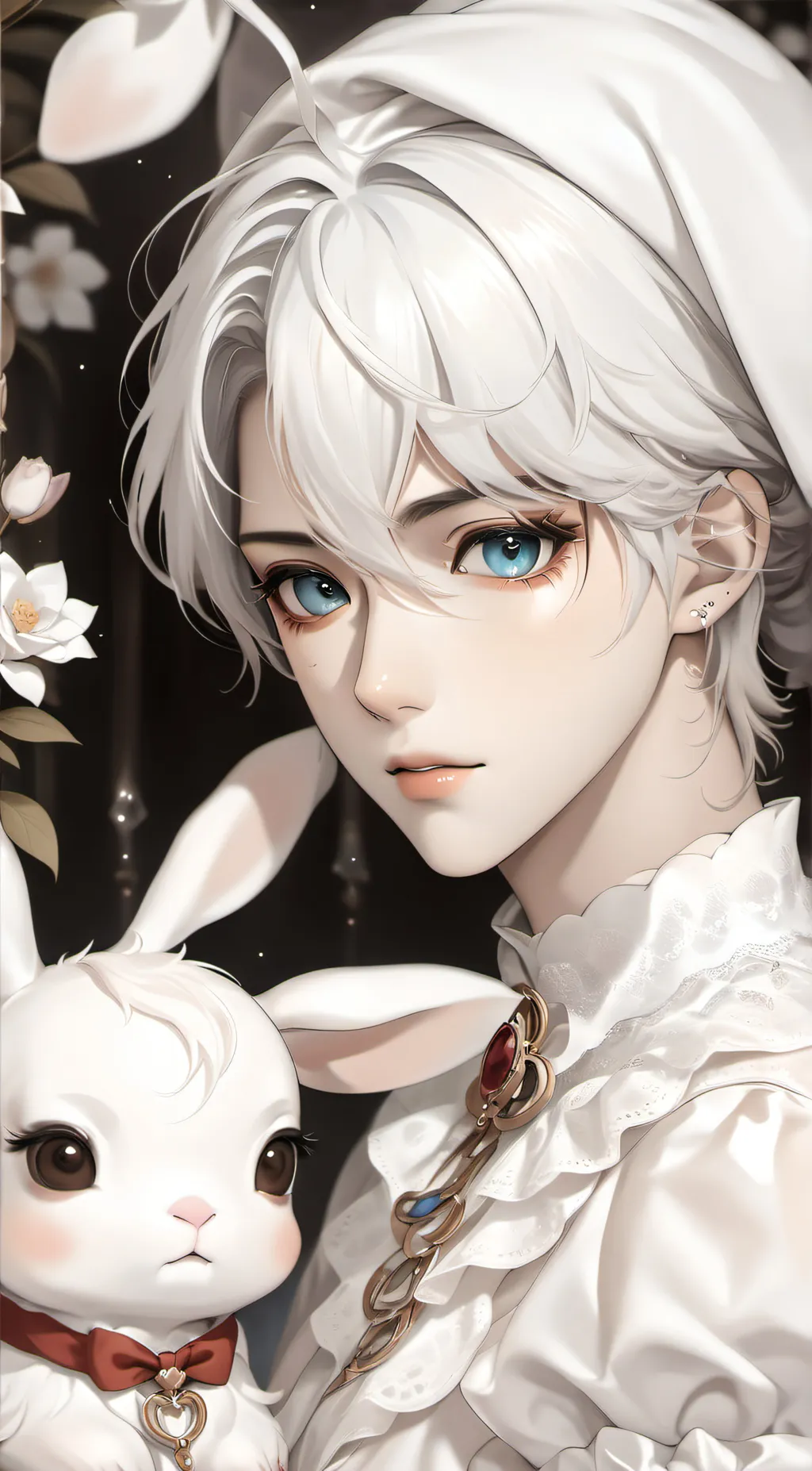 ai character: To winter background