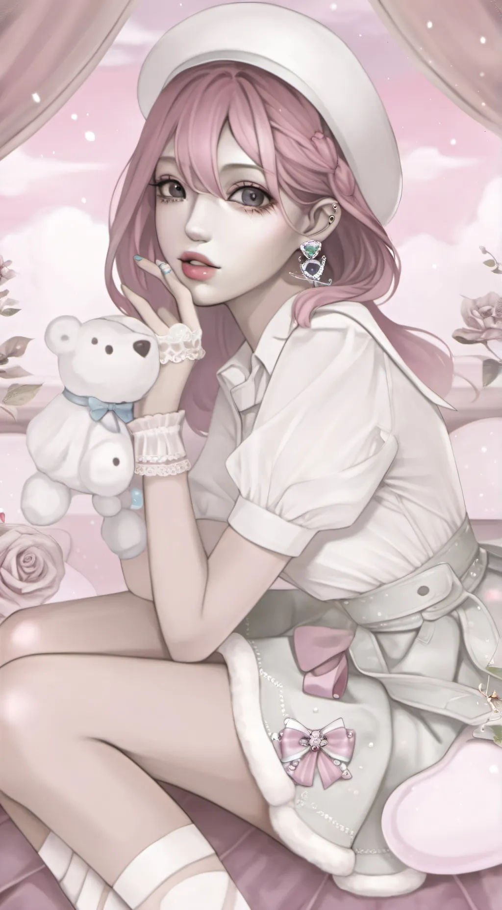 ai character: Melody background