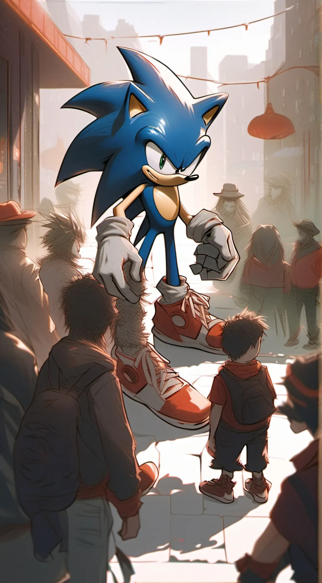 ai character: Sonic and crew background