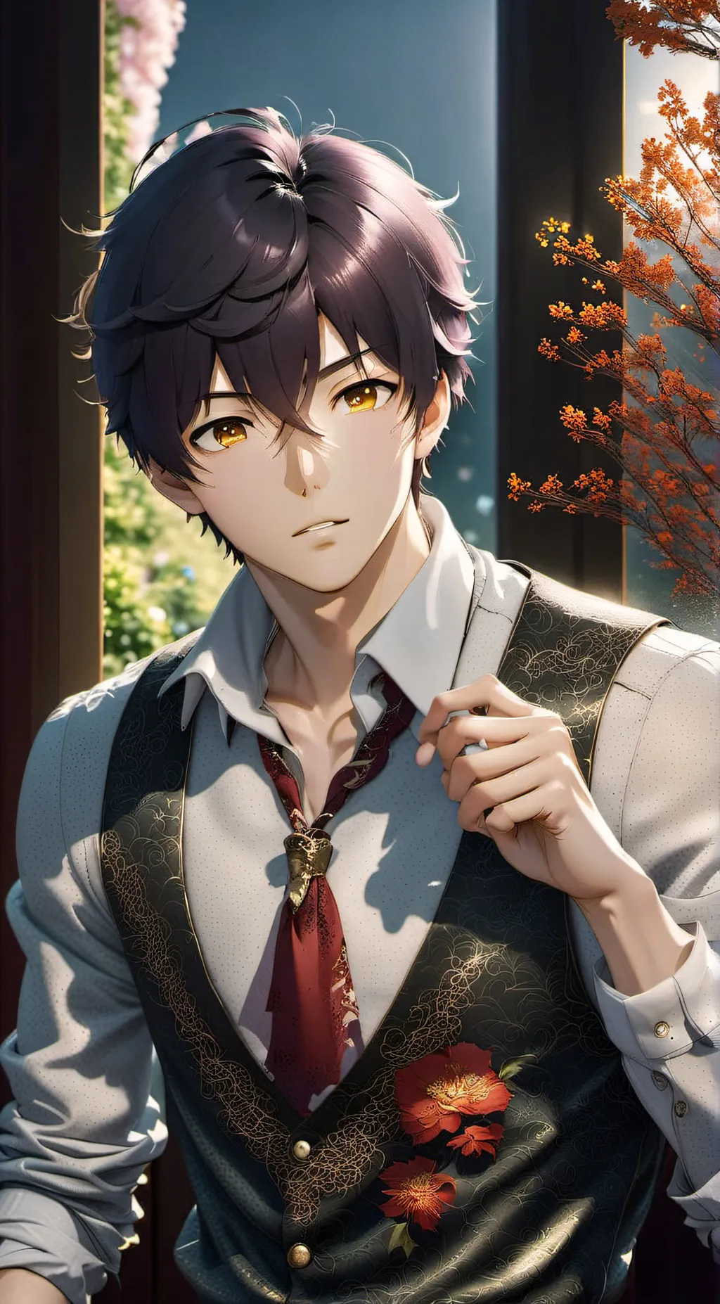 ai character: Brandon  background