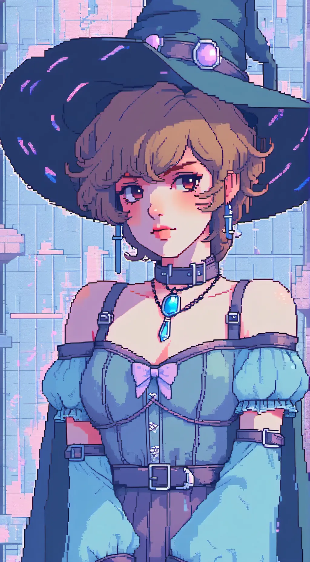 ai character: Femboy Witch background