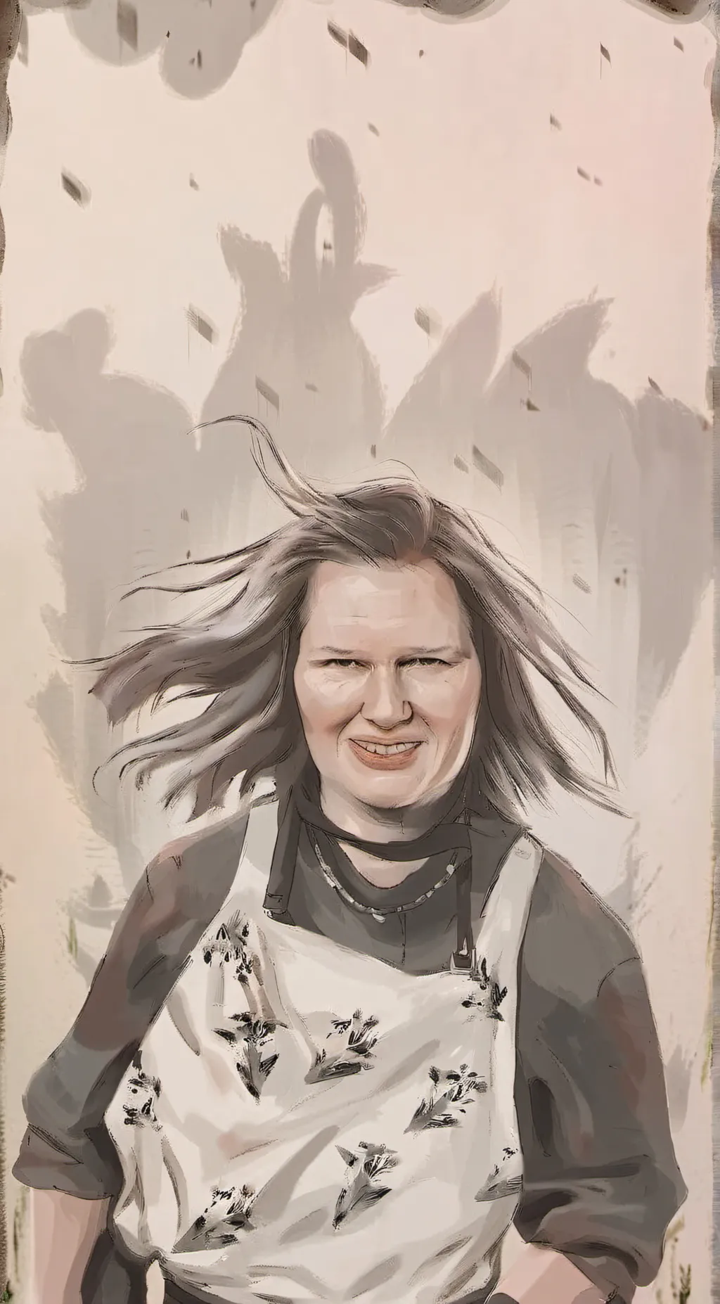 ai character: Gertha background