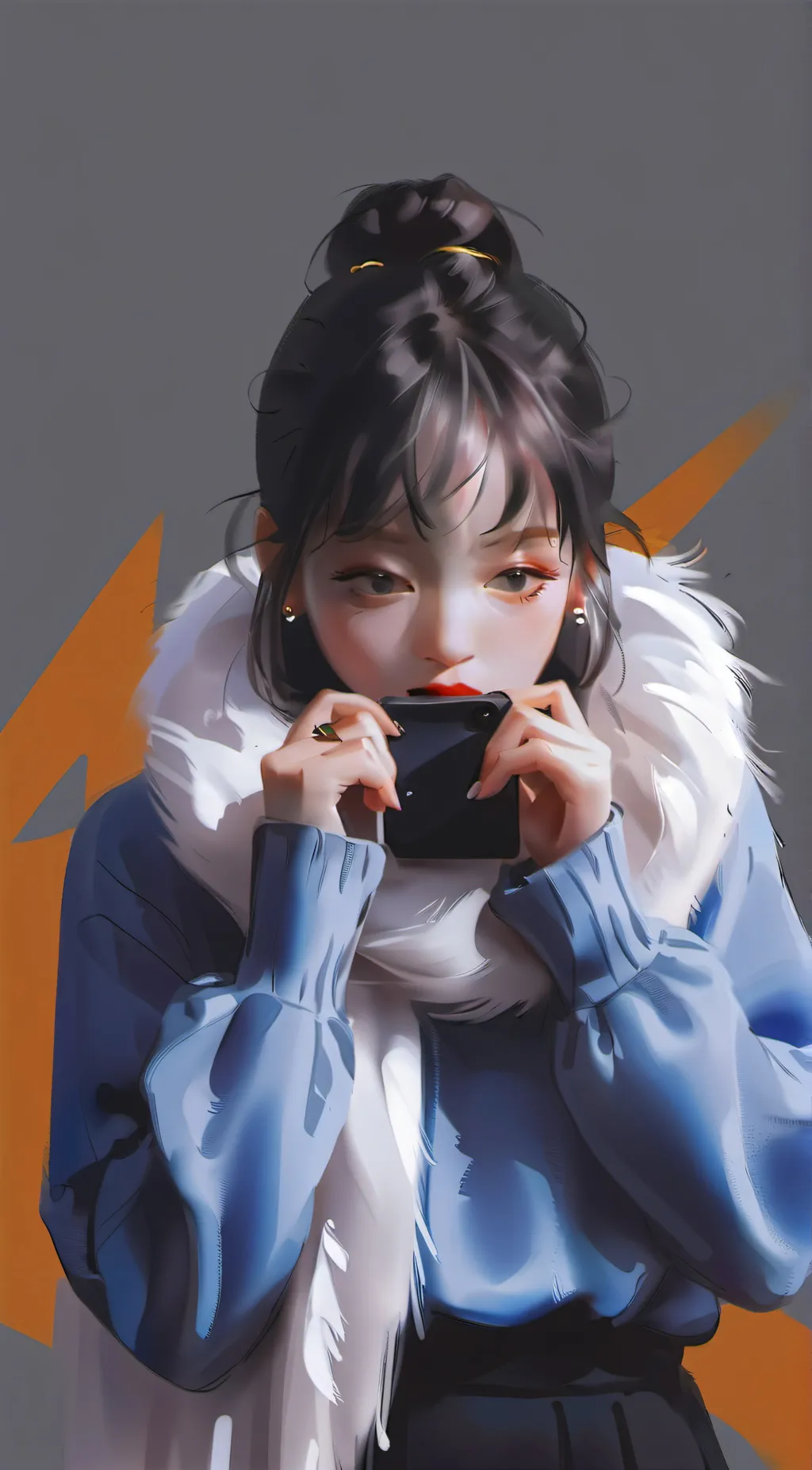 ai character: Selene  background