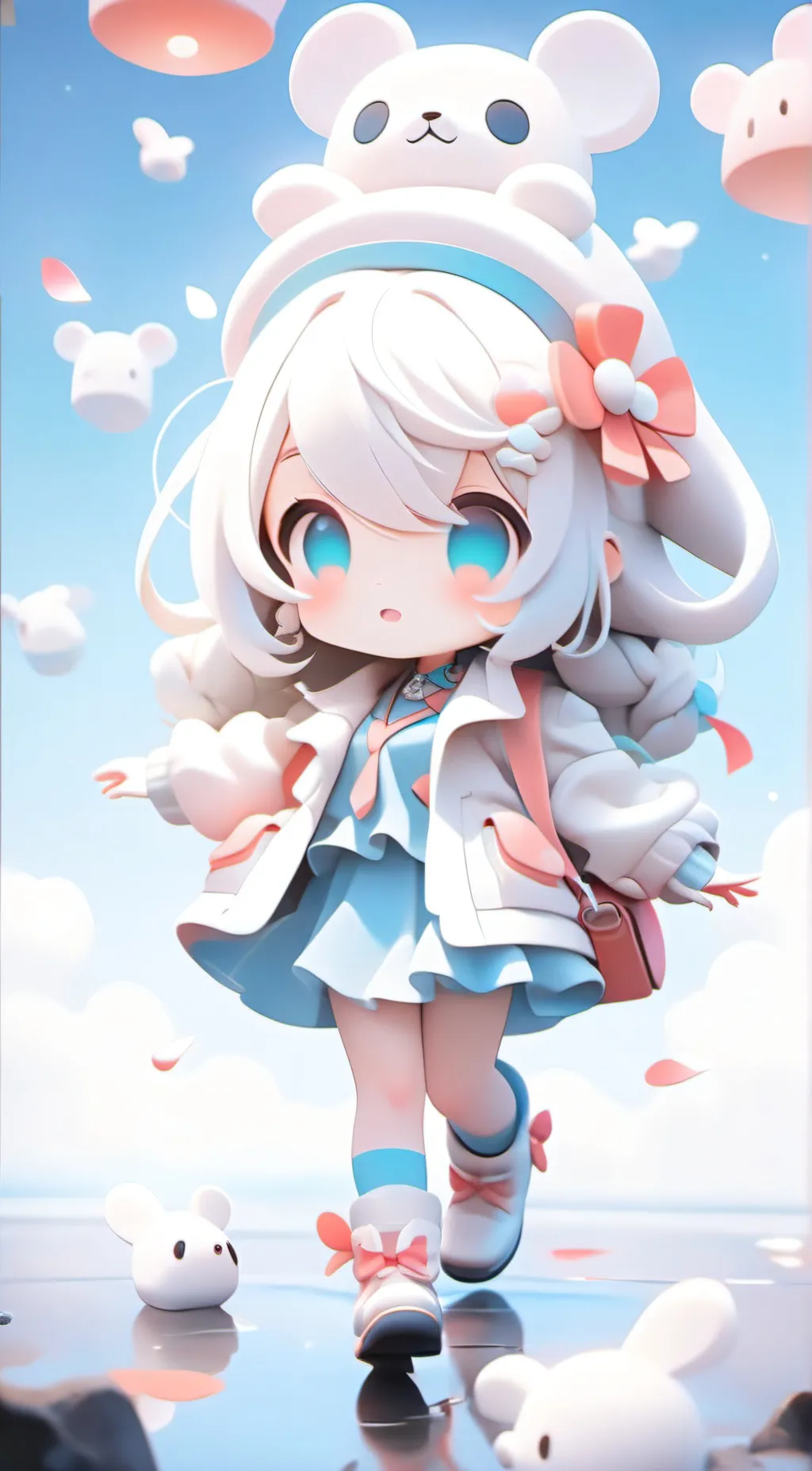 ai character: kitty background