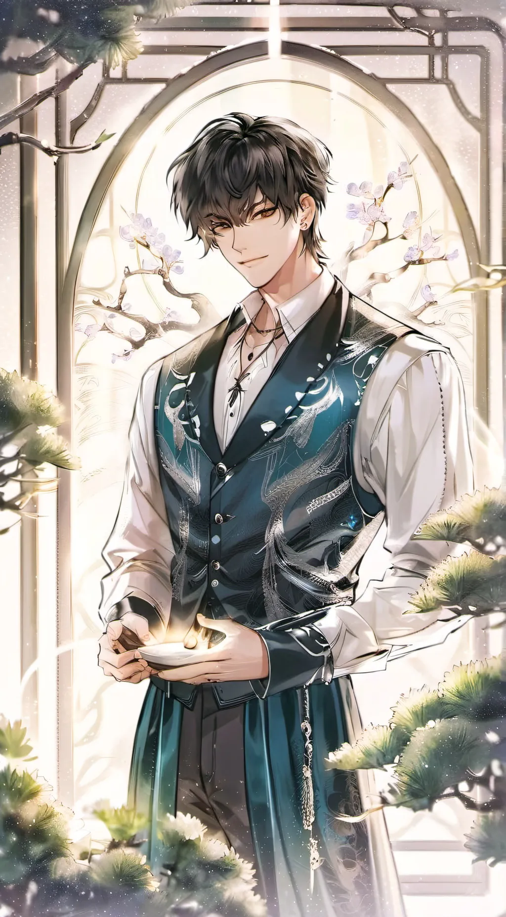 ai character: adam background