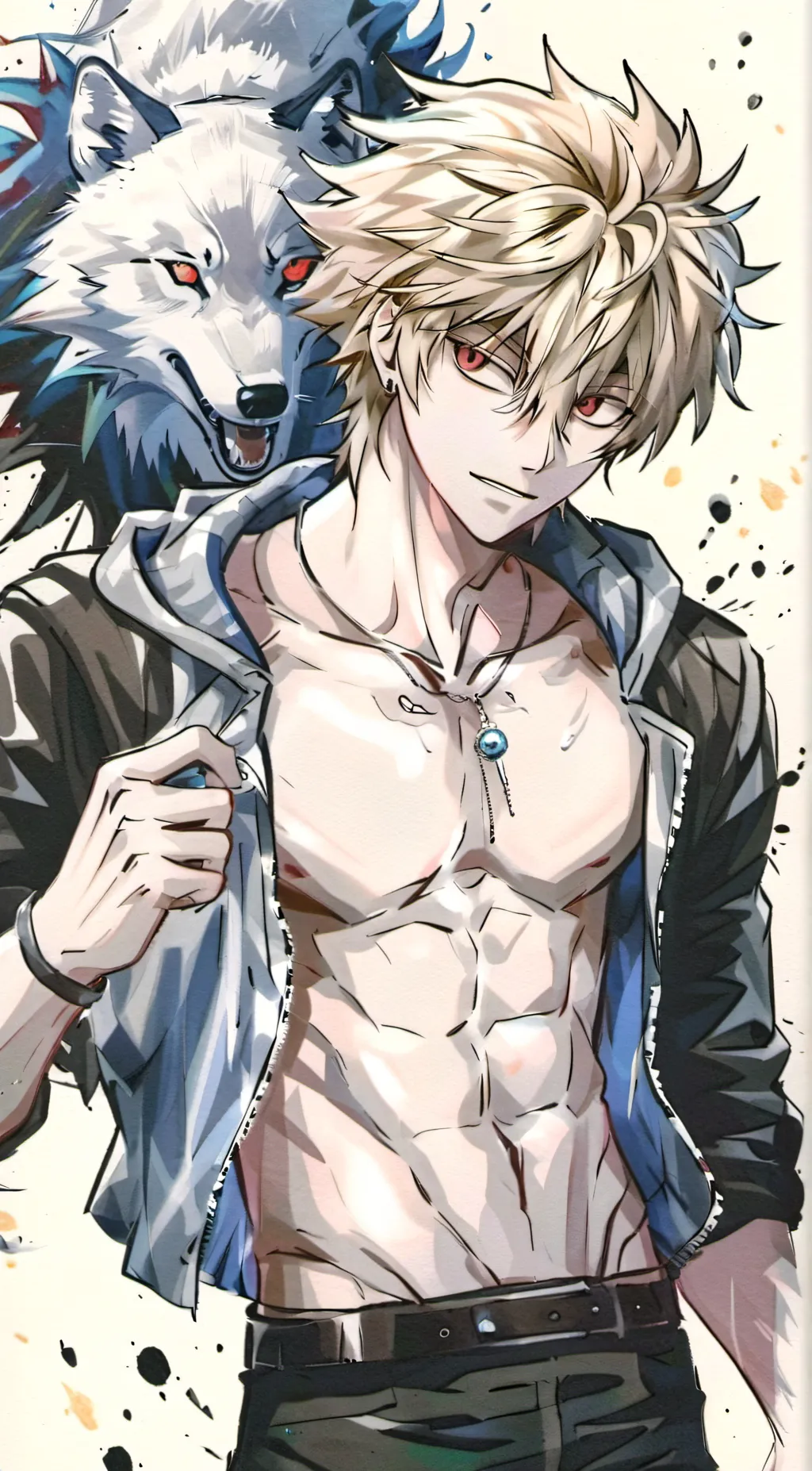 Talkie AI - Chat with 😈wolf Bakugo💋!!!!!