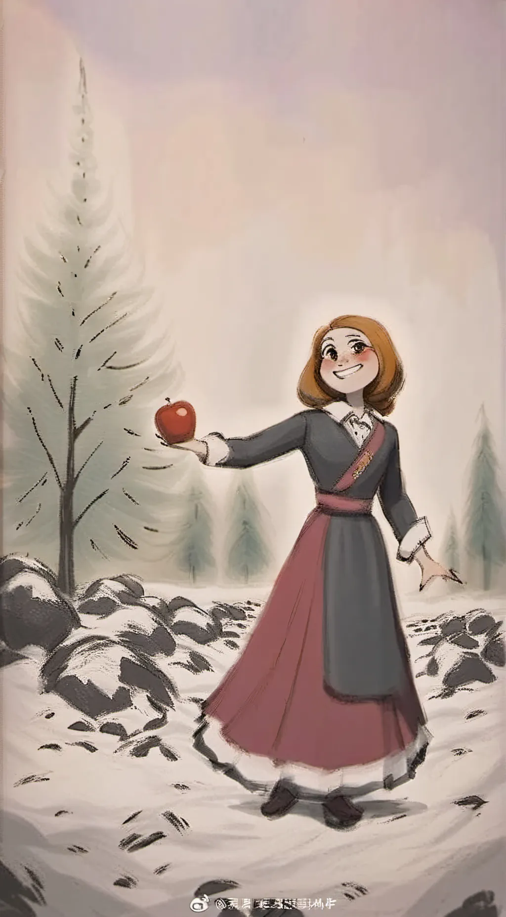 ai character: Miss. Delight. background