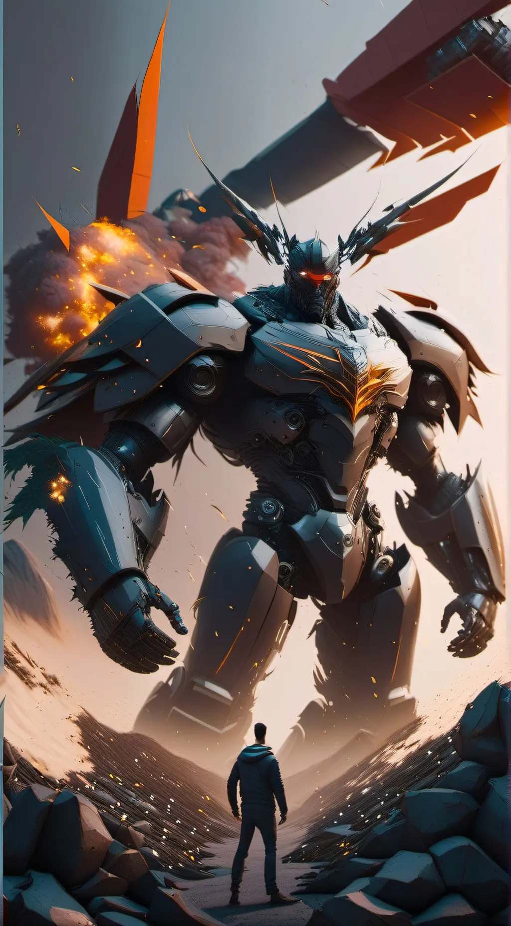 ai character: robot background