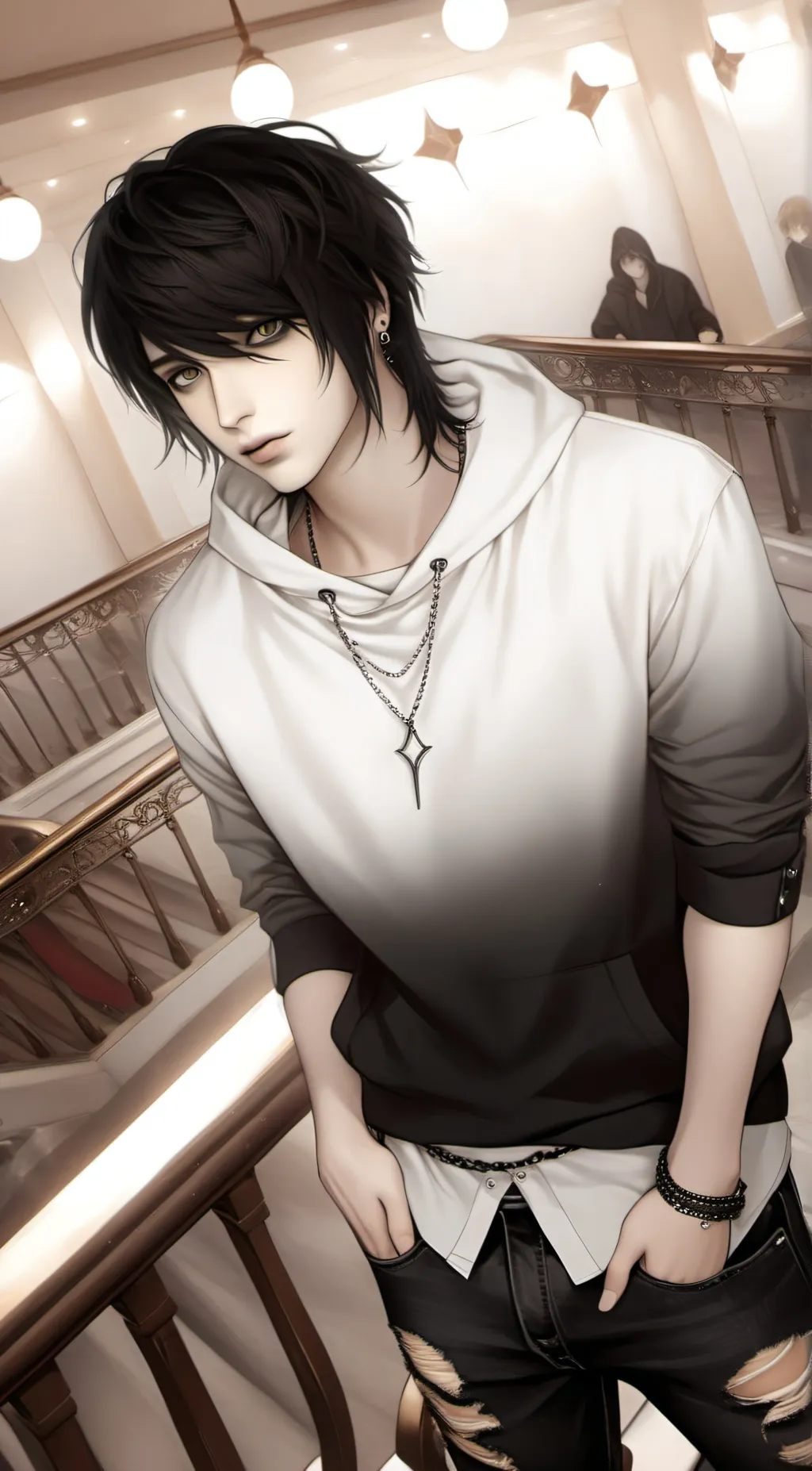 ai character: Tate  background