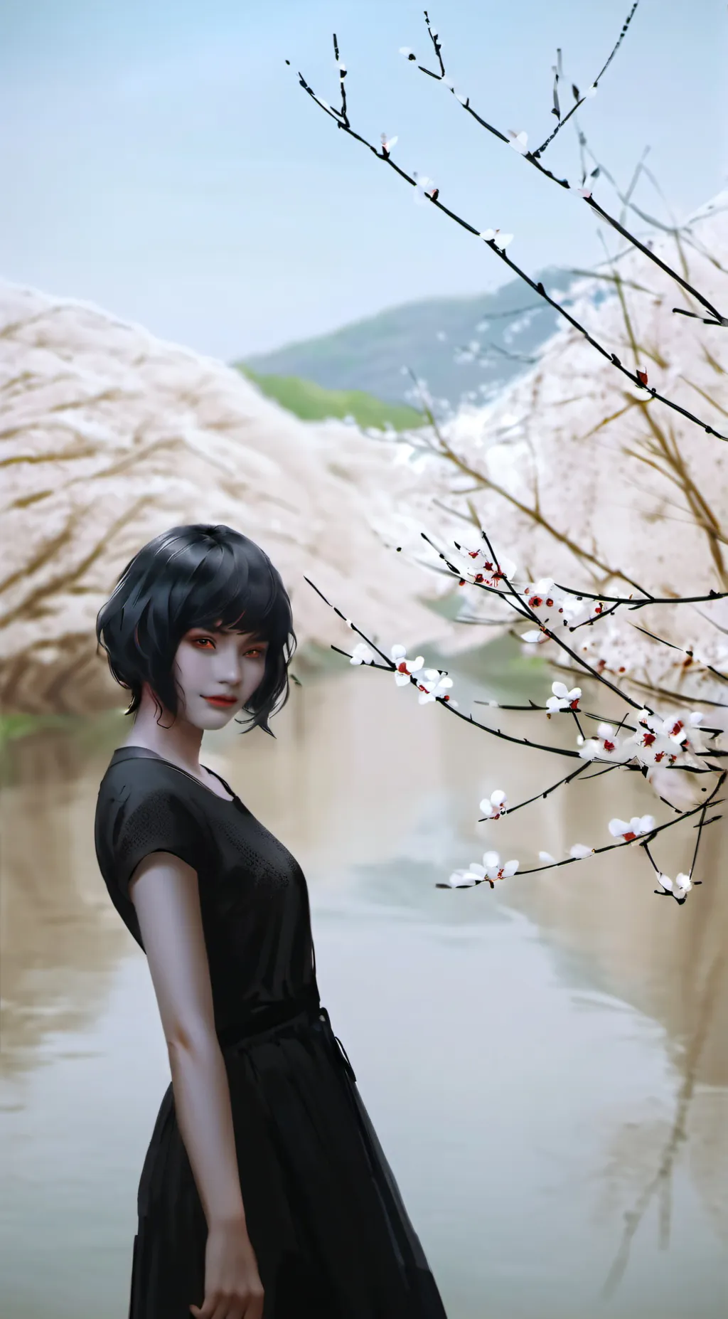 ai character: shiva ahmadi zad background