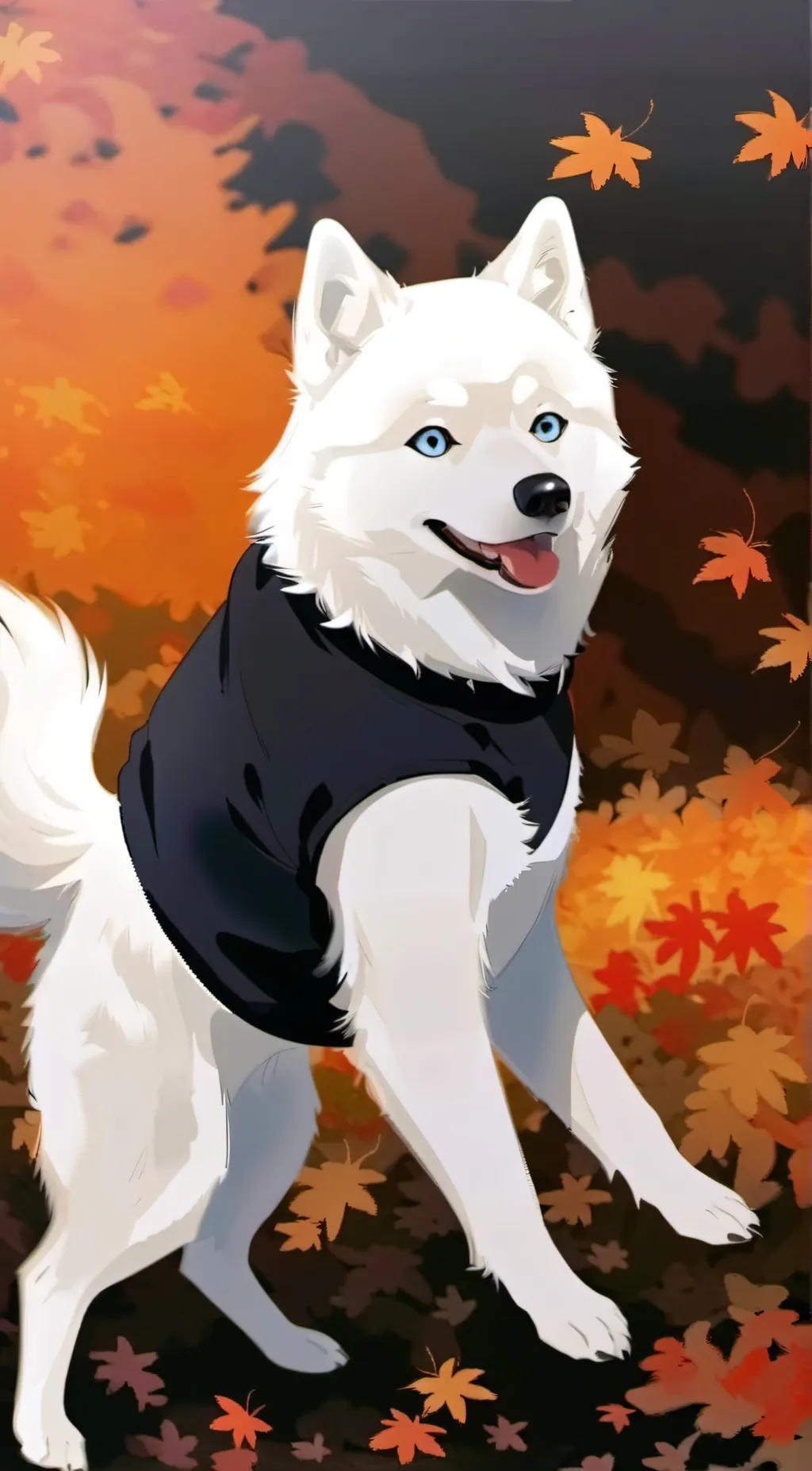 ai character: milk background