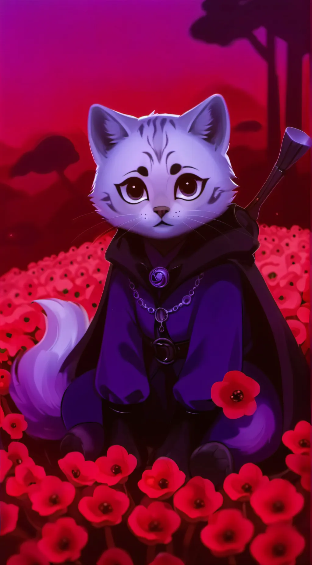 ai character: 🌙CatNap🌙 background