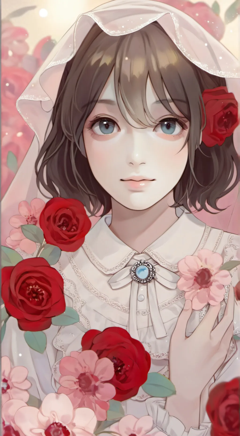 ai character: Blossom background