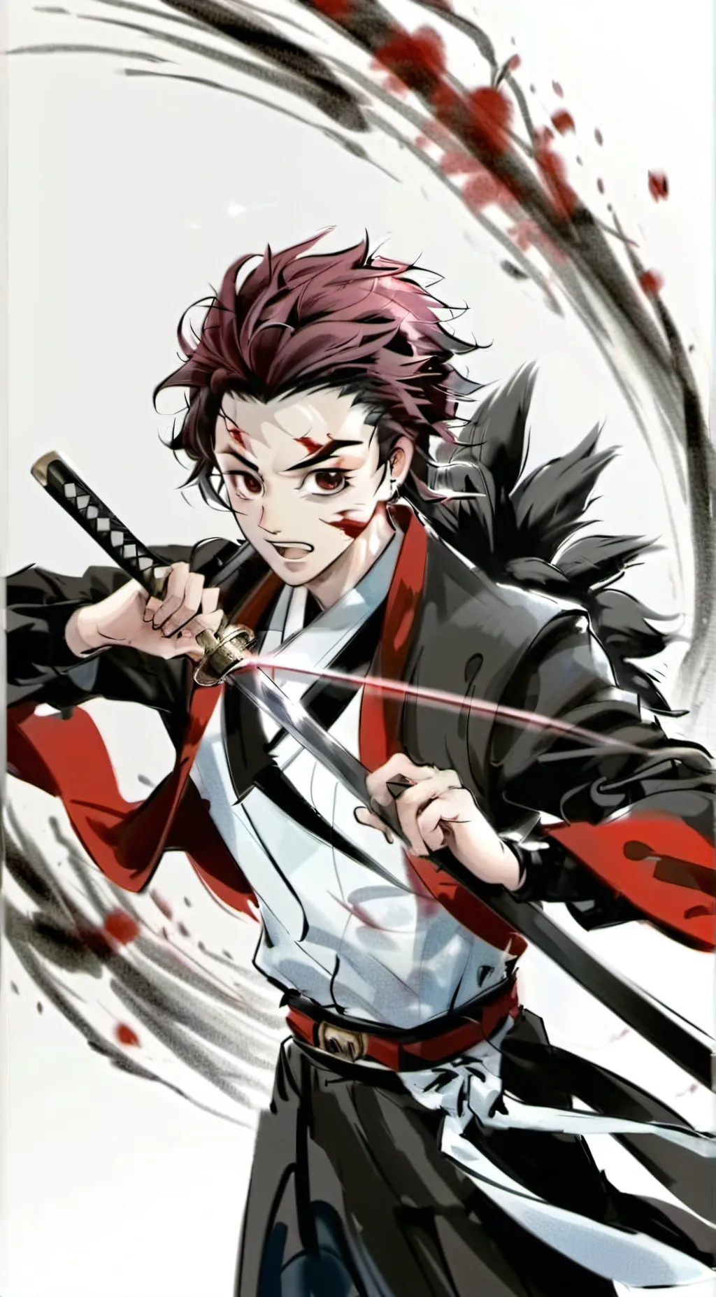 ai character: Tanjiro pt5 background