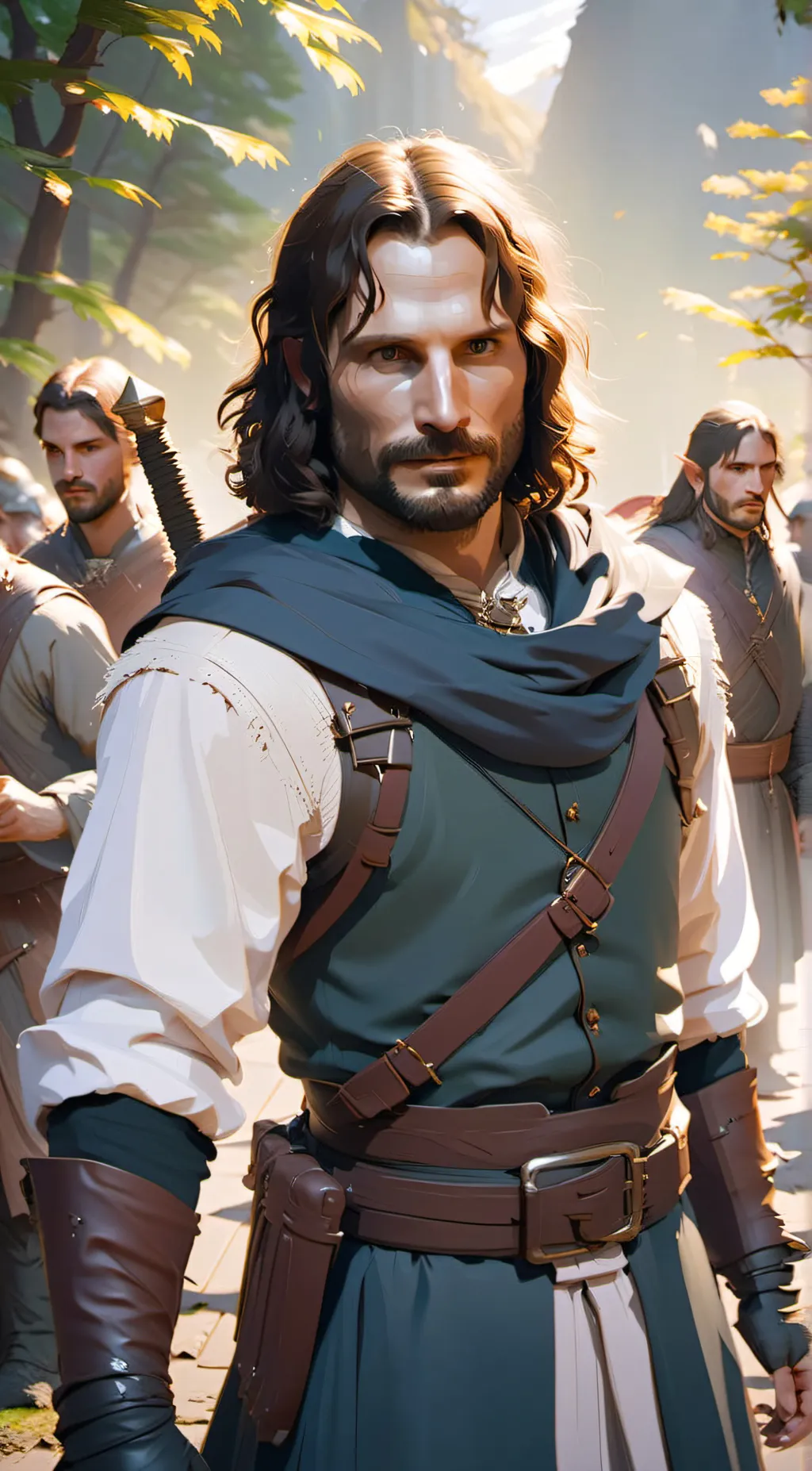 ai character: Aragorn  background