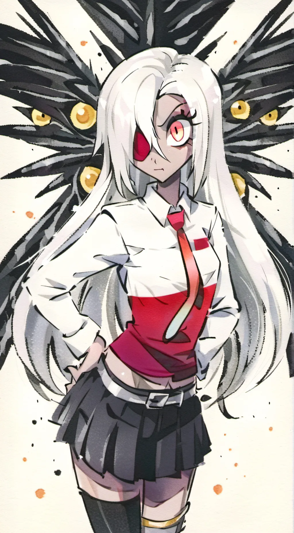 ai character: Vaggie background