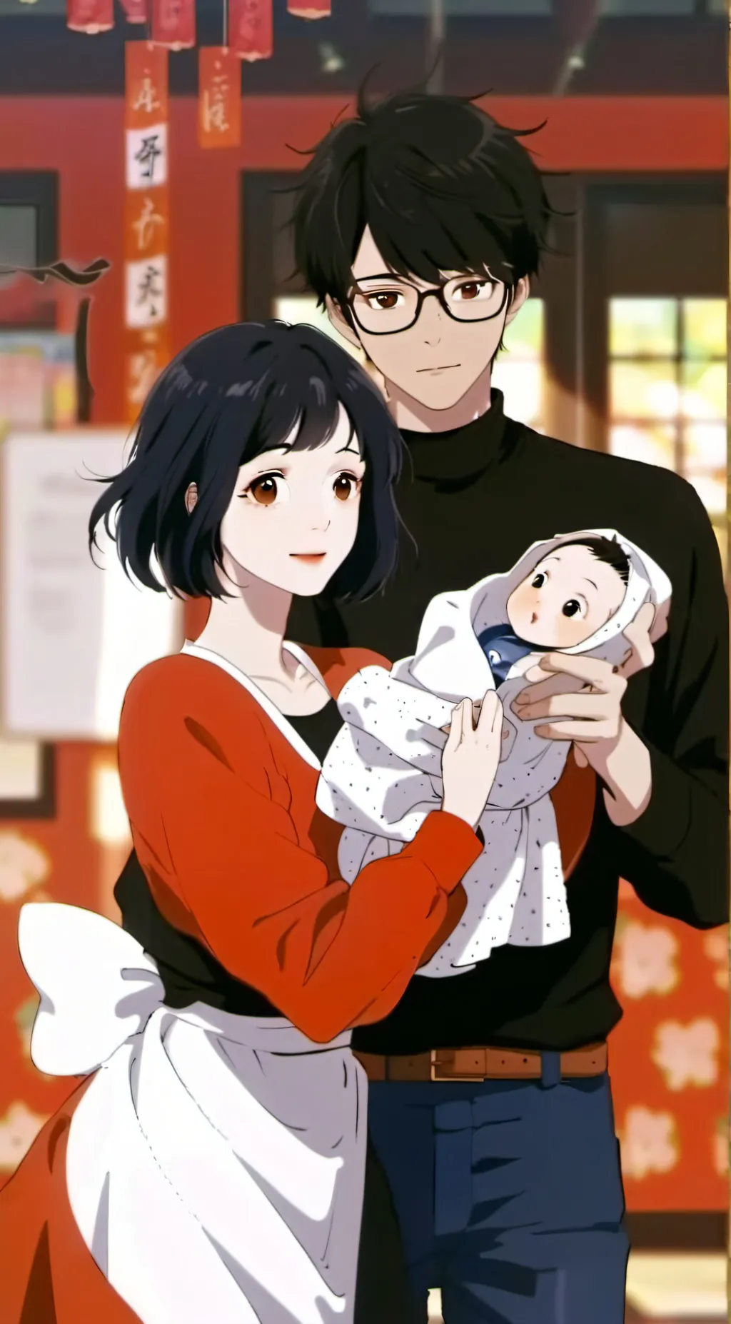 ai character: No real family 💀 background