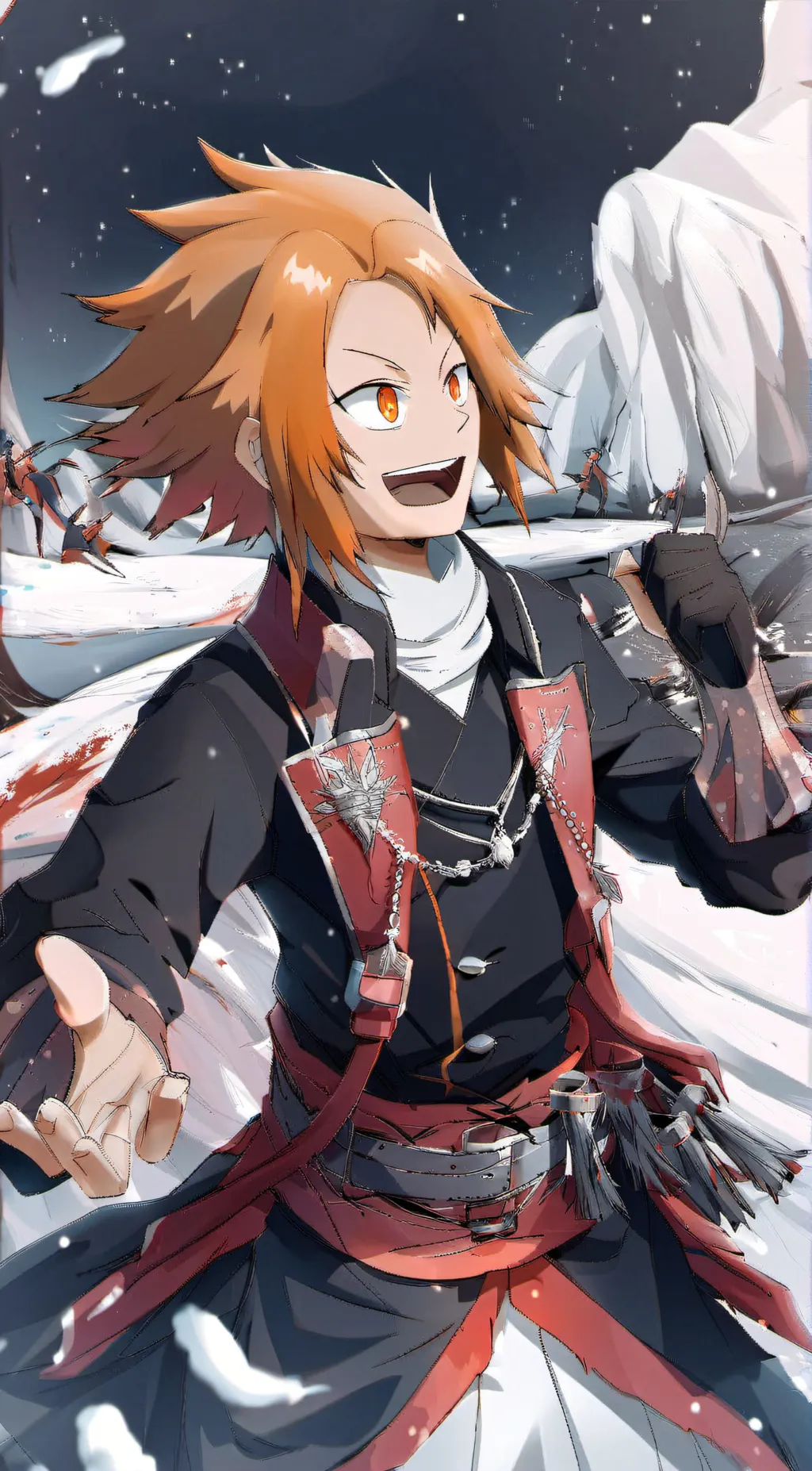 ai character: Denki Kaminari ⚡  background