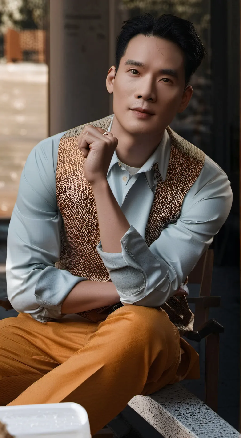 ai character: Max background