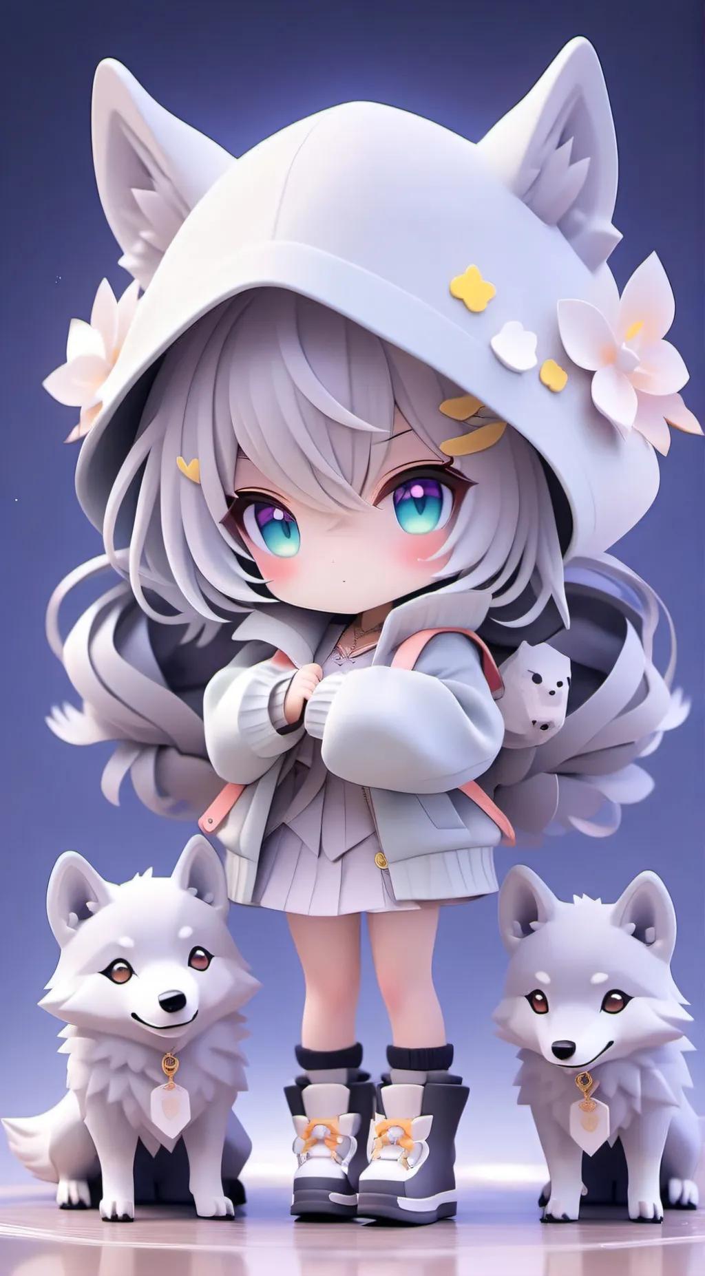 ai character: MHA: camping trip! background