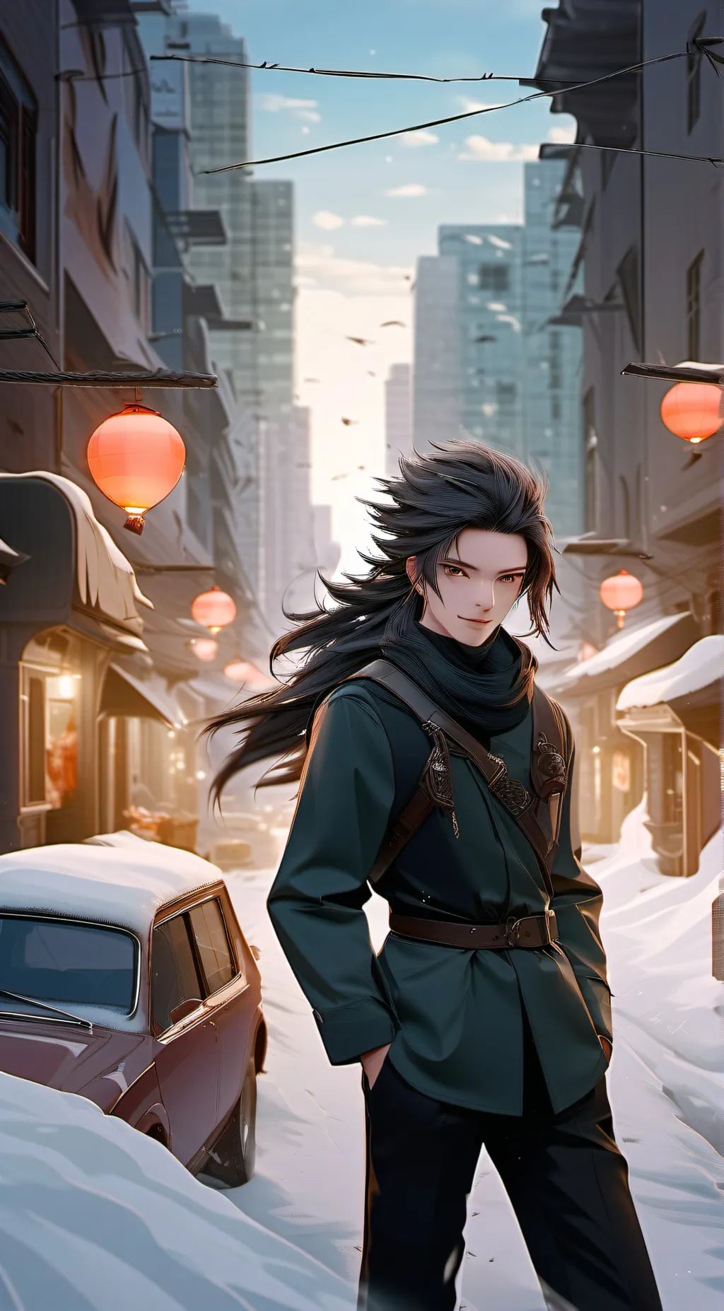 ai character: oliver background